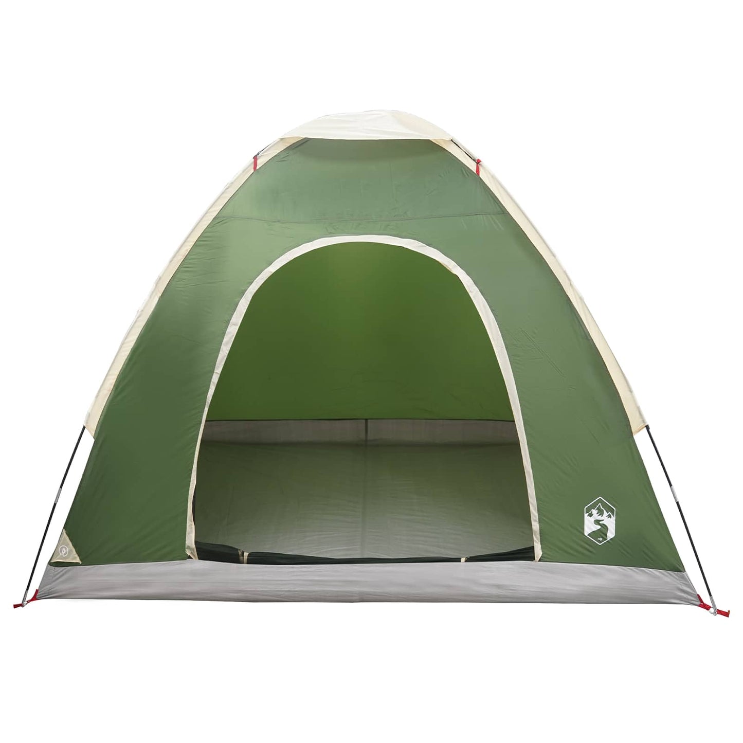 Camping Telt med tak med luftventil Grønn 190 x 140 x 105 cm