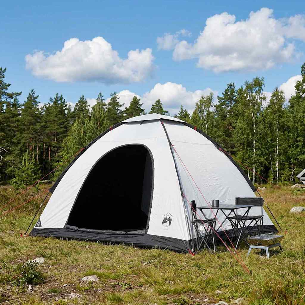 Camping Telt med tak Hvit Blackout 275 x 215 x 125 cm
