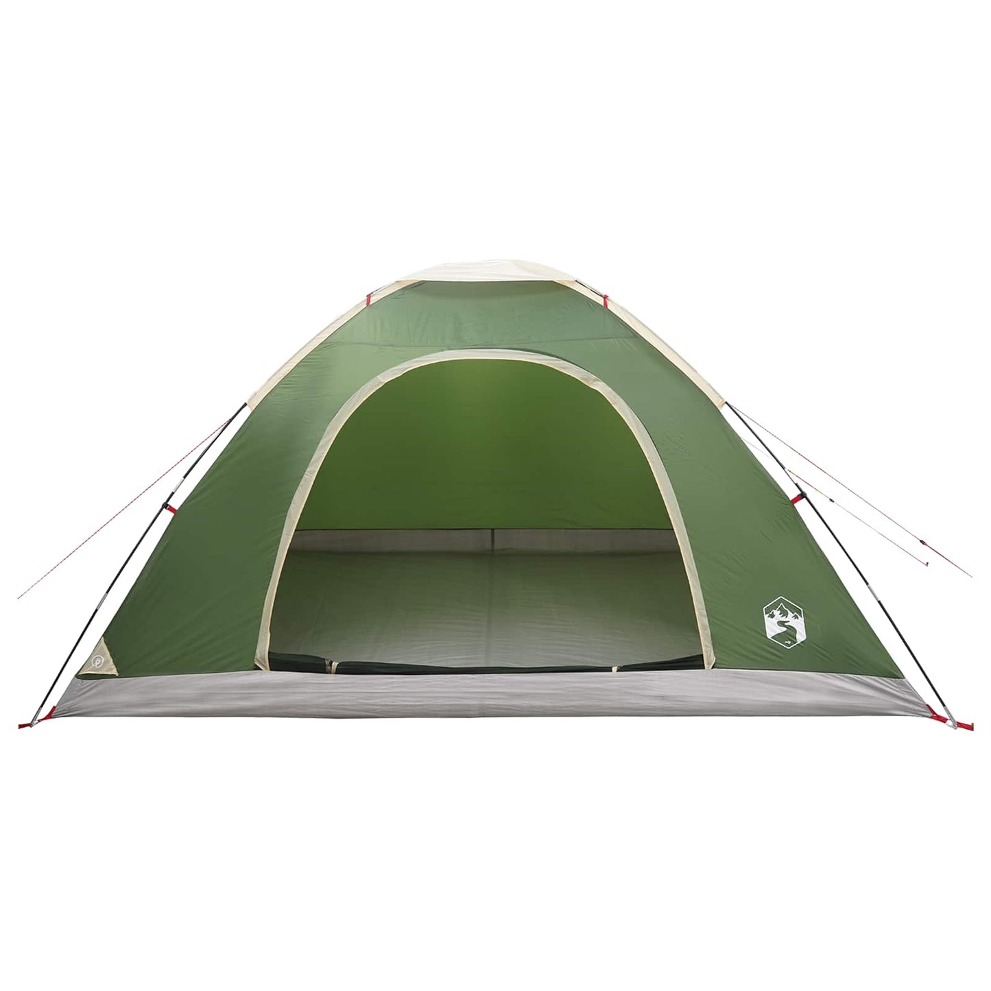 Camping Telt med tak med luftventil Grønn 335 x 275 x 180 cm