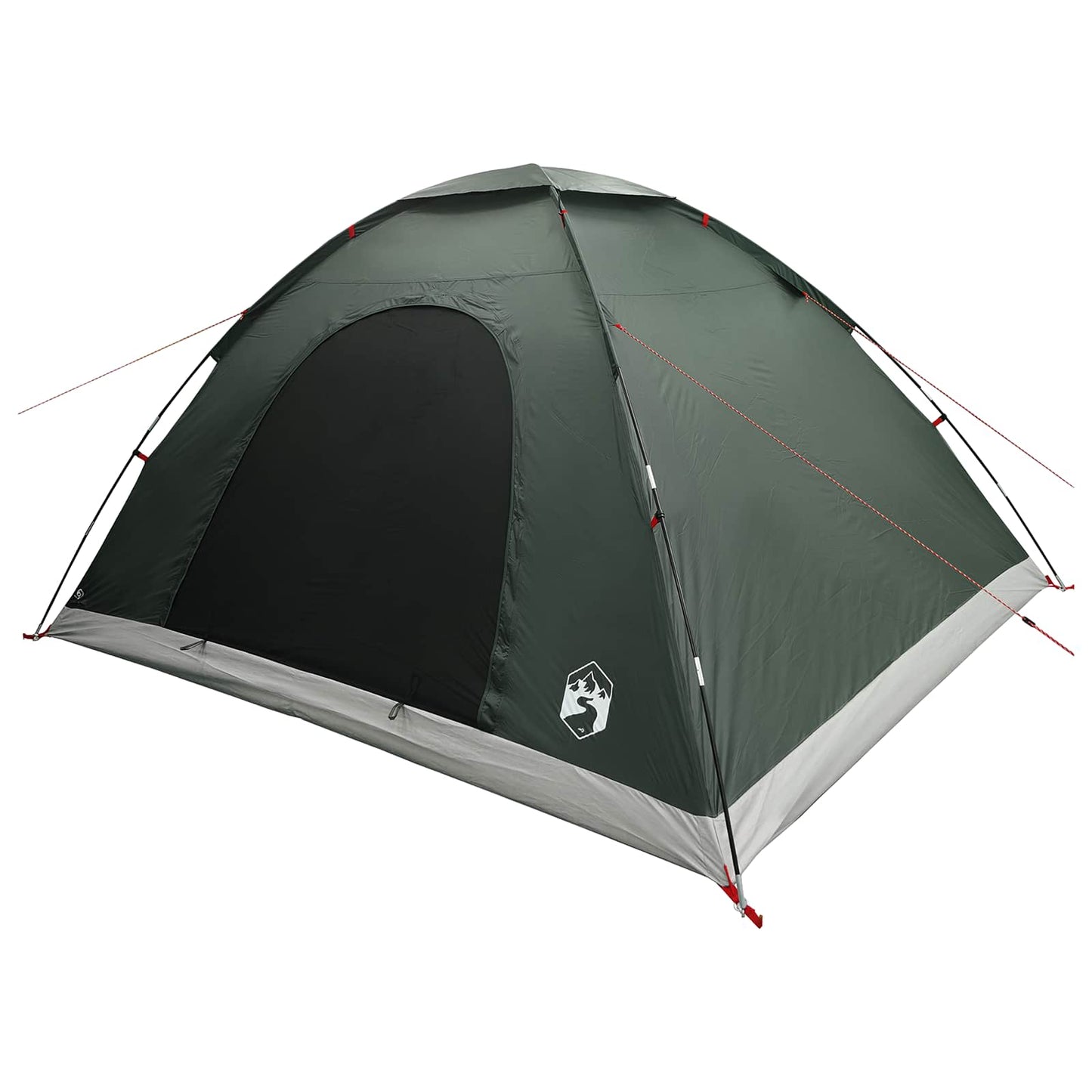 Camping Telt med tak Army grønn 335 x 275 x 180 cm
