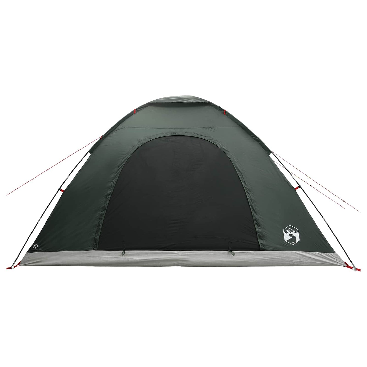 Camping Telt med tak Army grønn 335 x 275 x 180 cm