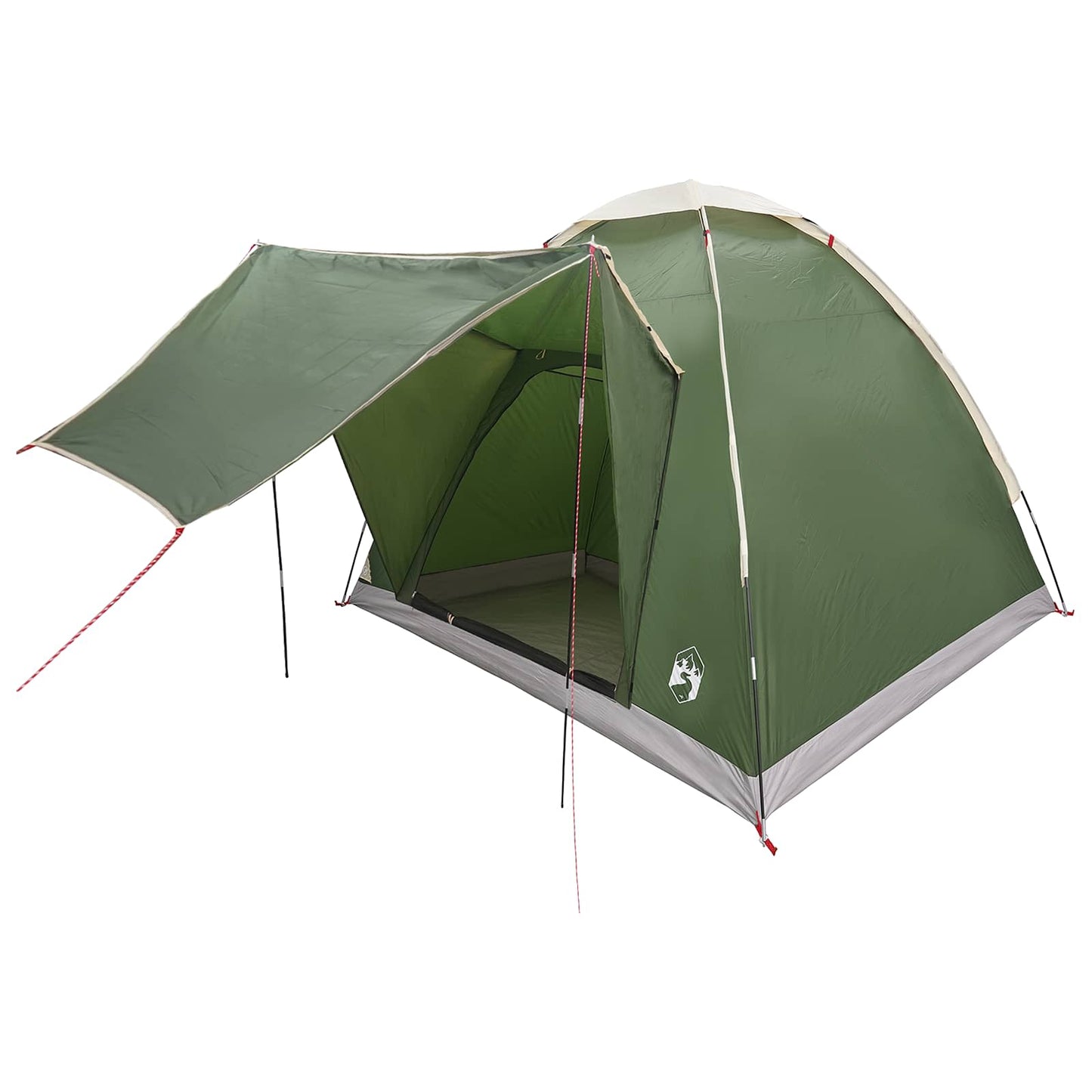 Camping Telt med tak Grønn 2-personers Polyester og stål