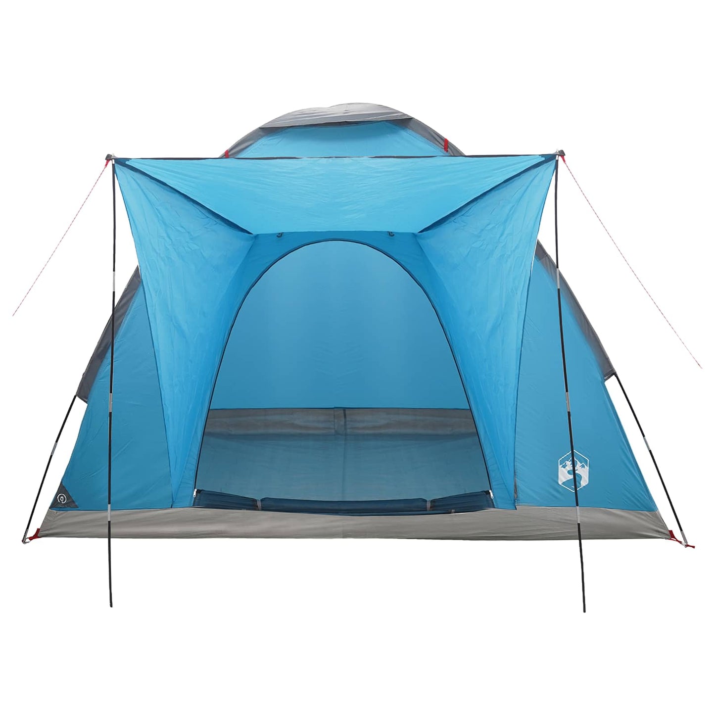 Camping Telt med tak Blå 2-personers Polyester og stål