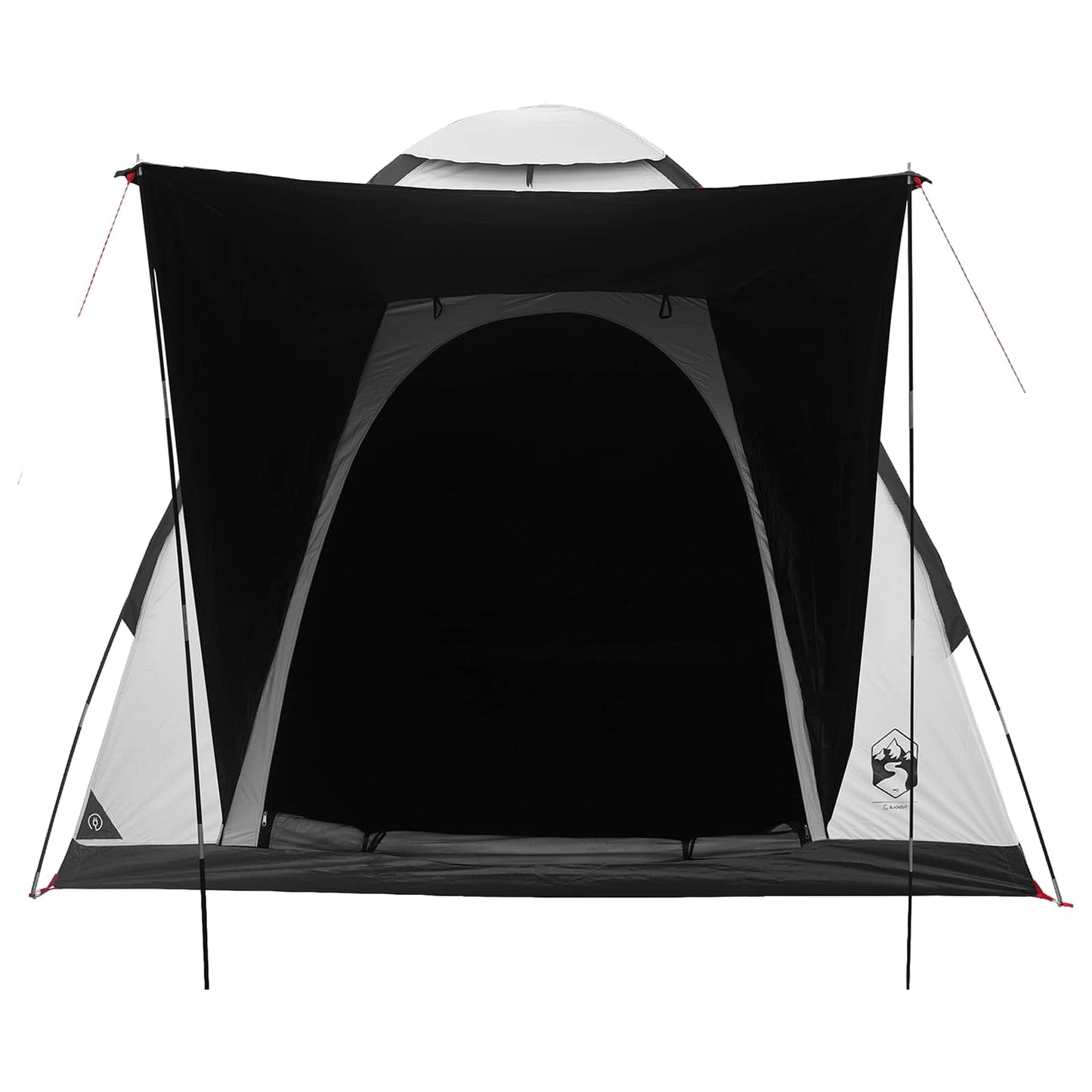 Camping Telt Hvit Blackout 190 x 140 x 105 cm Polyester og stål