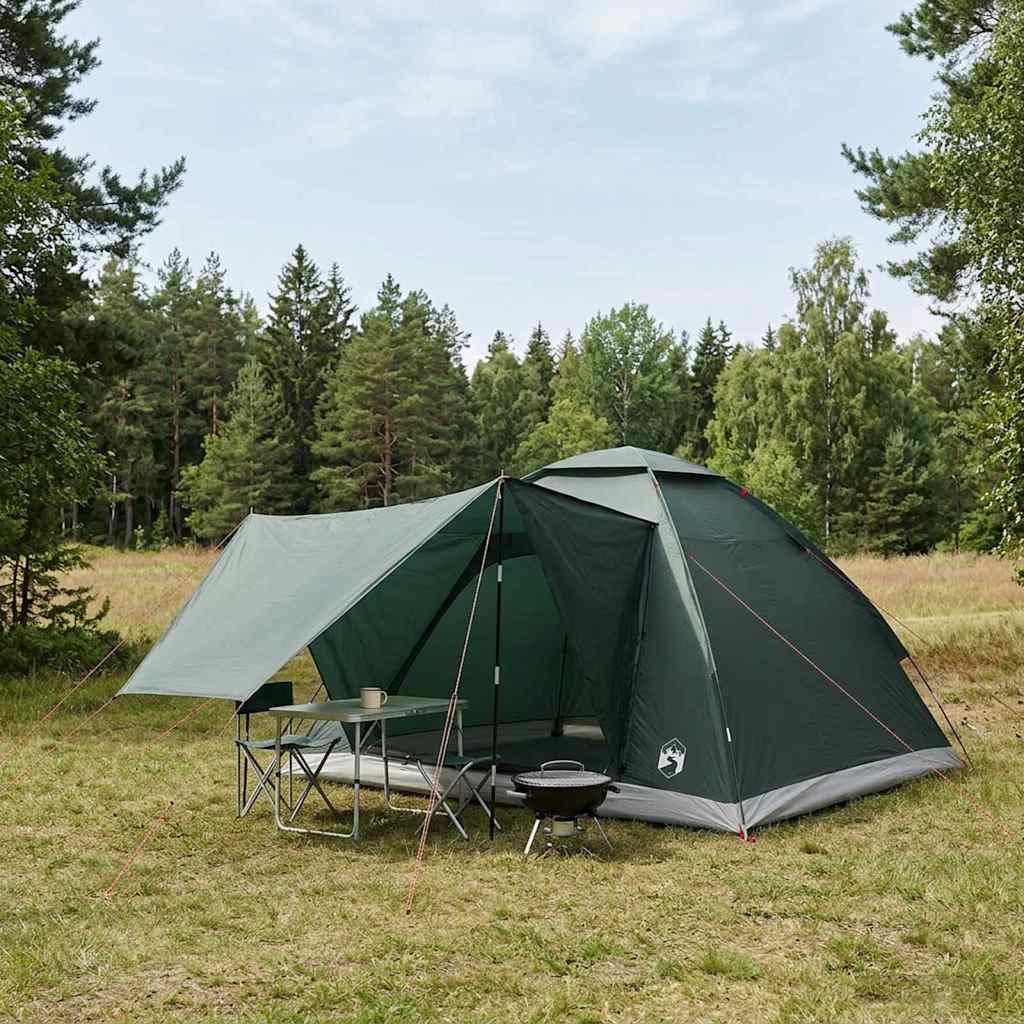 Camping Telt Army grønn 275 x 215 x 125 cm Polyester og stål