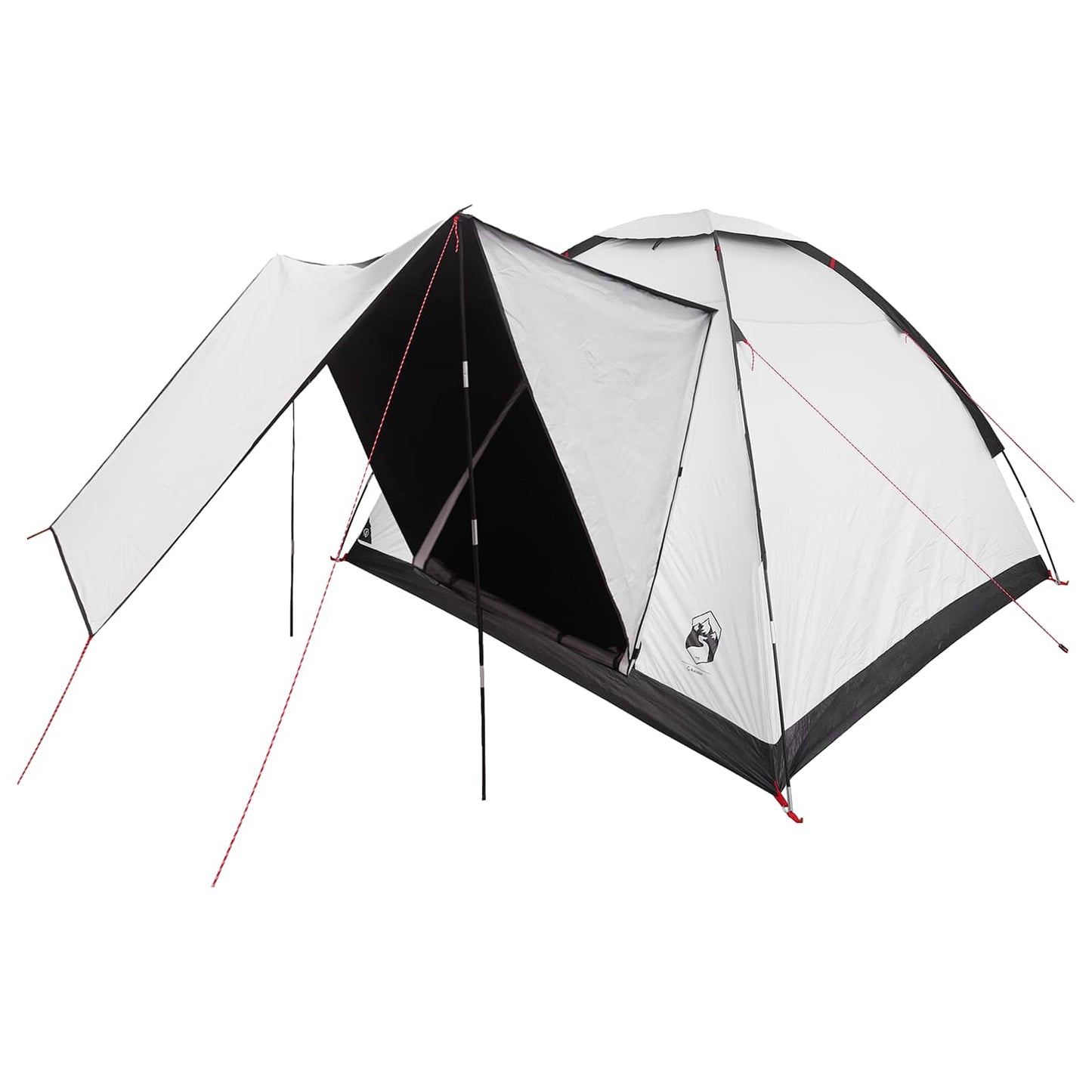 Camping Telt Hvit Blackout 275 x 215 x 125 cm Polyester og stål