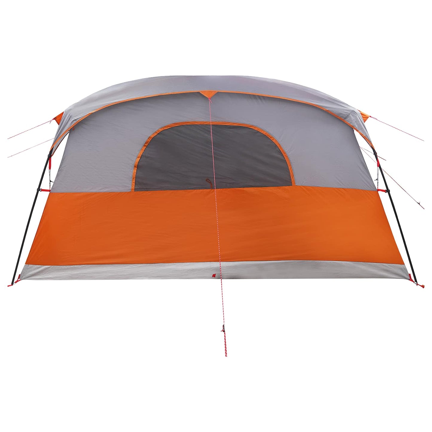 Tunneltelt Grå og Oransje 366 x 244 x 198 cm Polyester og stål