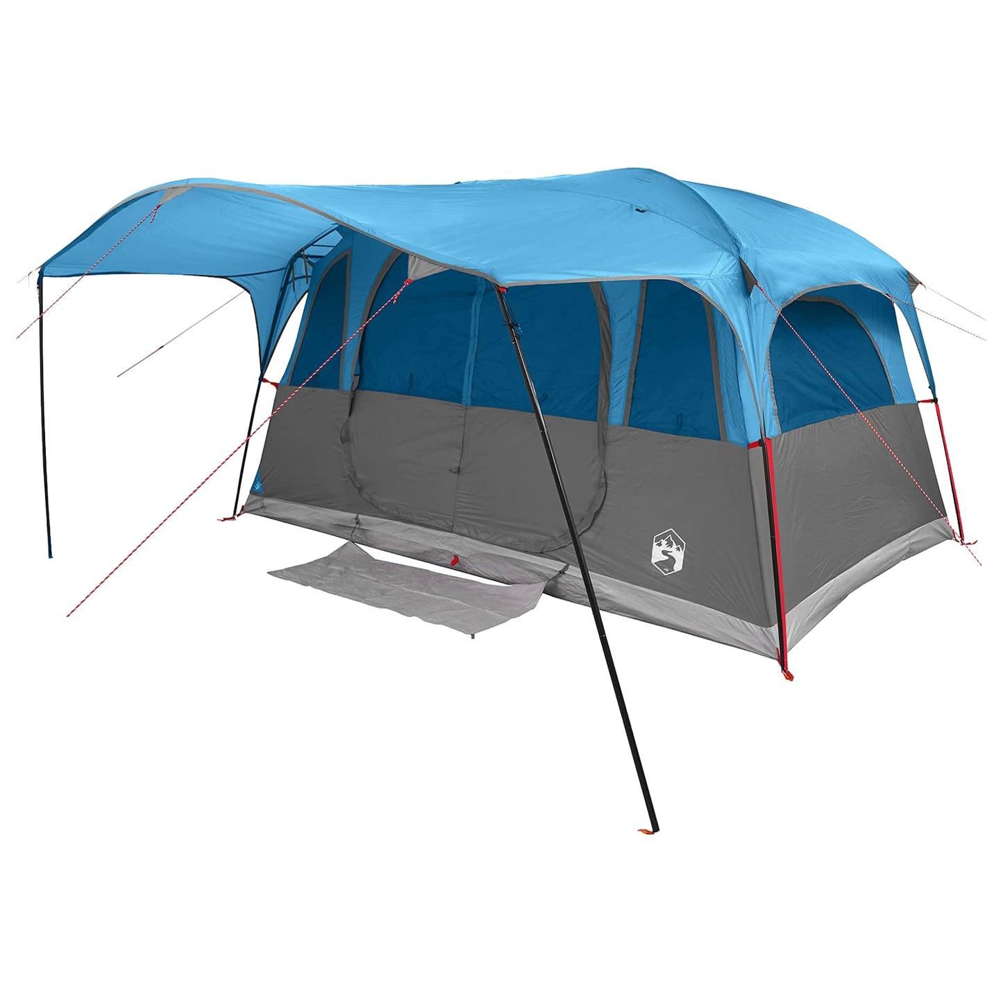 Tunneltelt med tak Blå 427 x 305 x 205 cm Polyester og stål