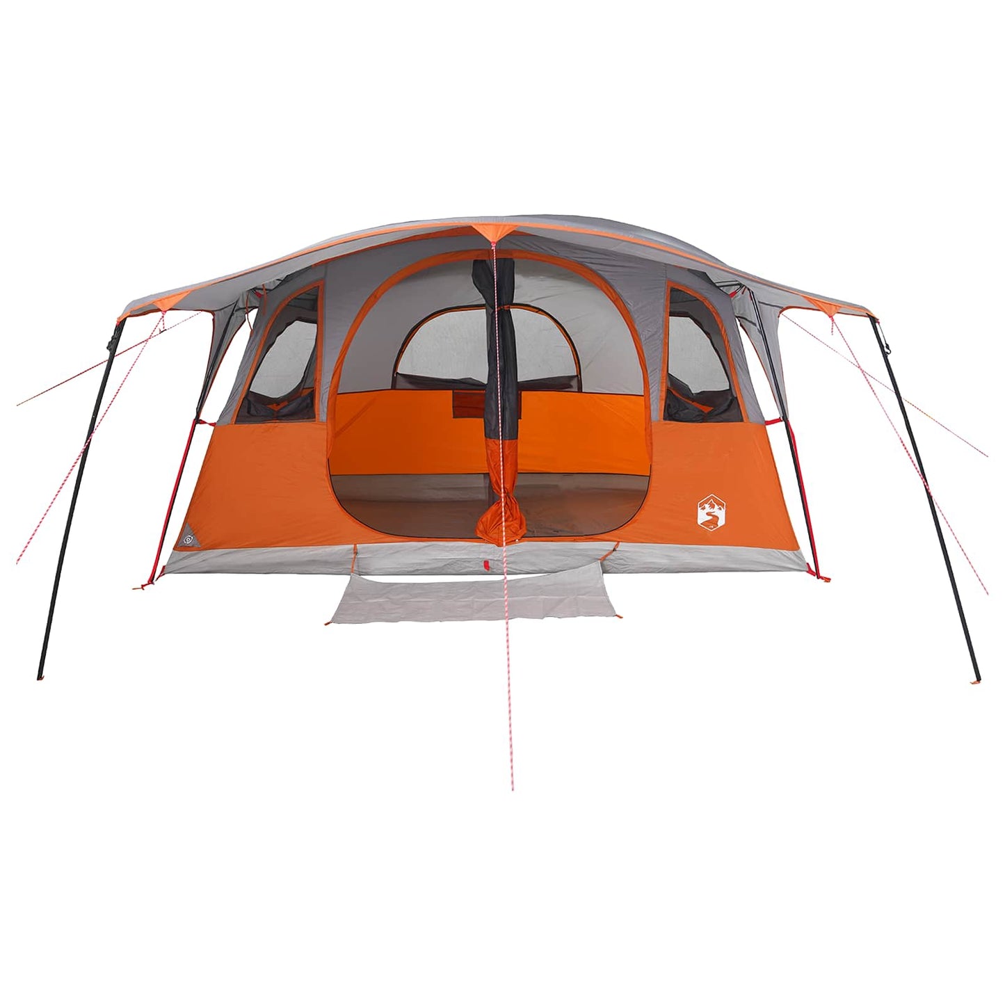 Tunneltelt Grå og Oransje 427 x 305 x 205 cm Polyester og stål