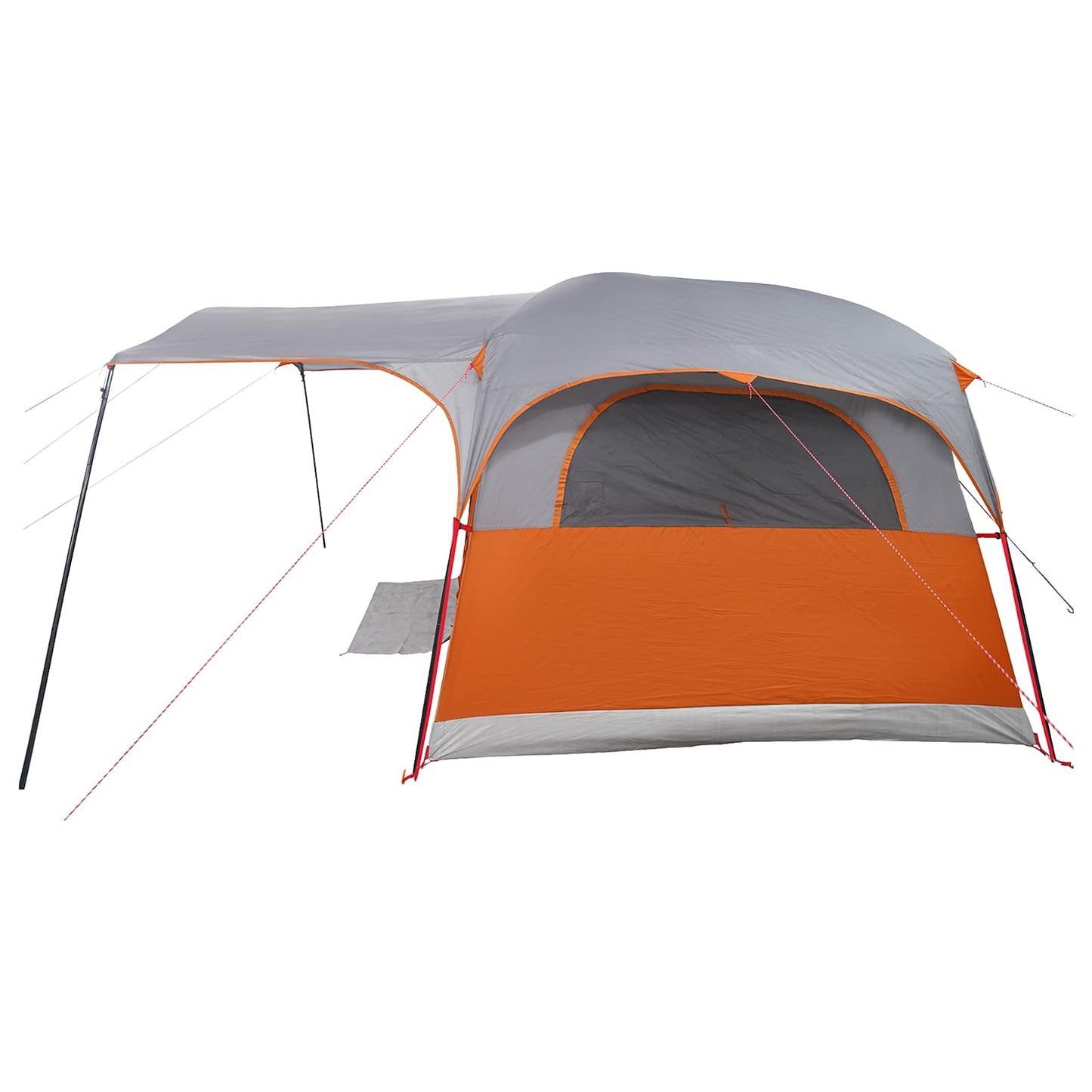 Tunneltelt Grå og Oransje 427 x 305 x 205 cm Polyester og stål