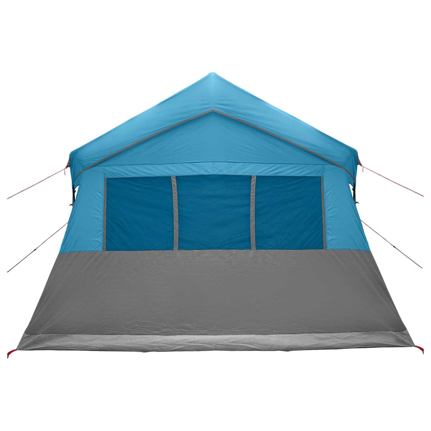 Familietelt med tak Blå 487 x 340 x 216 cm Polyester og stål