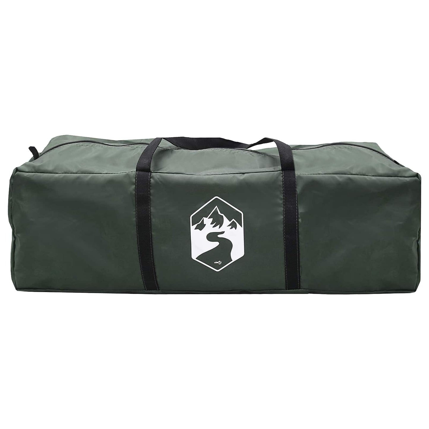 Familietelt Army grønn 487 x 340 x 216 cm Polyester og stål