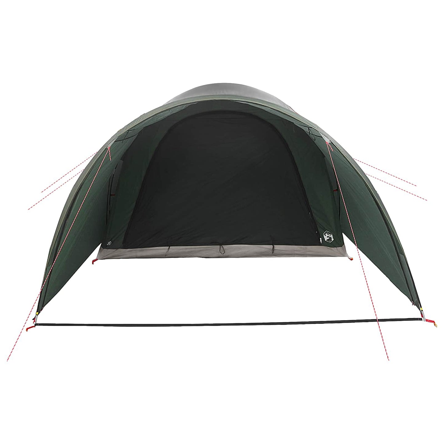 Tunneltelt Army grønn 370 x 275 x 210 cm Polyester og stål