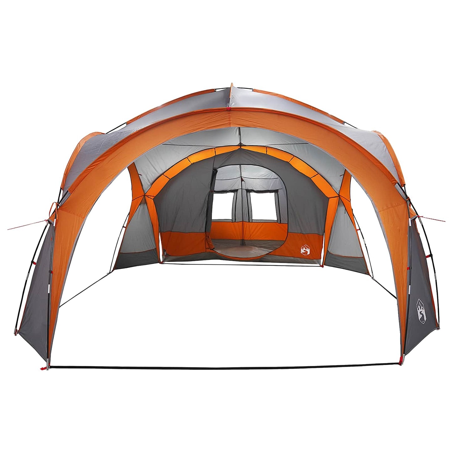 Sidesekk Grå og Oransje 410 x 410 x 250 cm Polyester og stål