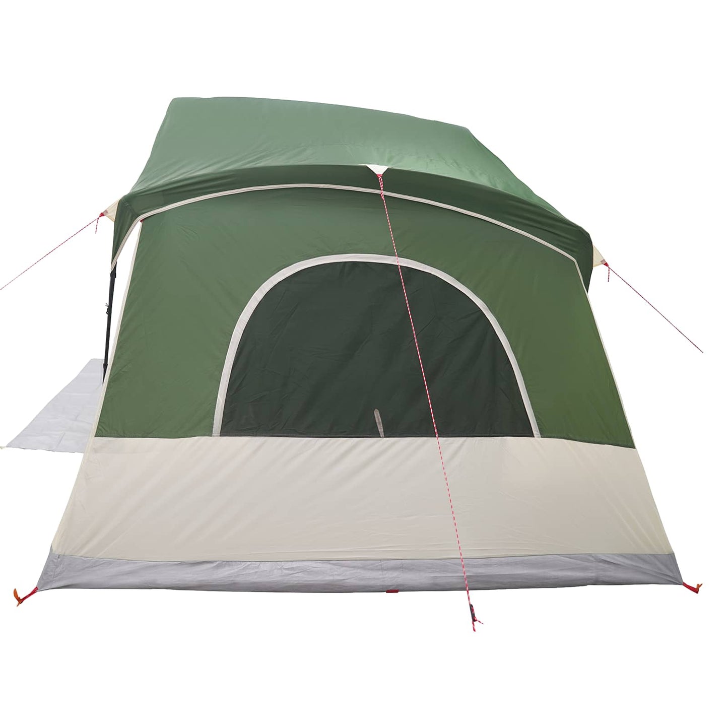 Hyttetelt med tak Grønn 480 x 273 x 205 cm Polyester og stål