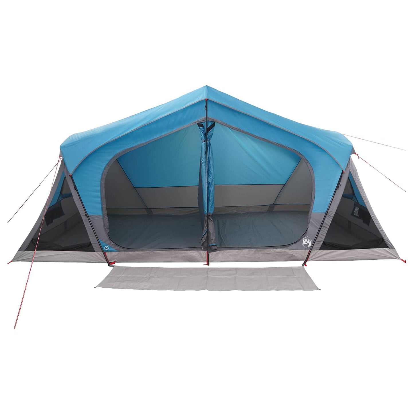 Hyttetelt med tak Blå 480 x 273 x 205 cm Polyester og stål