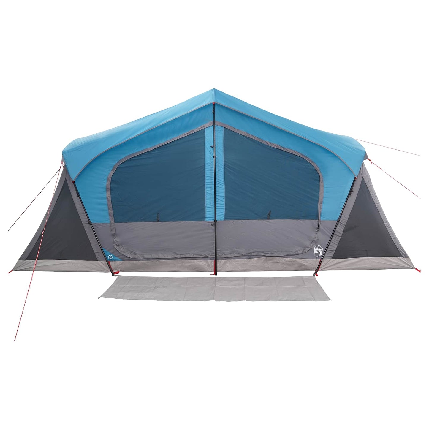 Hyttetelt med tak Blå 480 x 273 x 205 cm Polyester og stål
