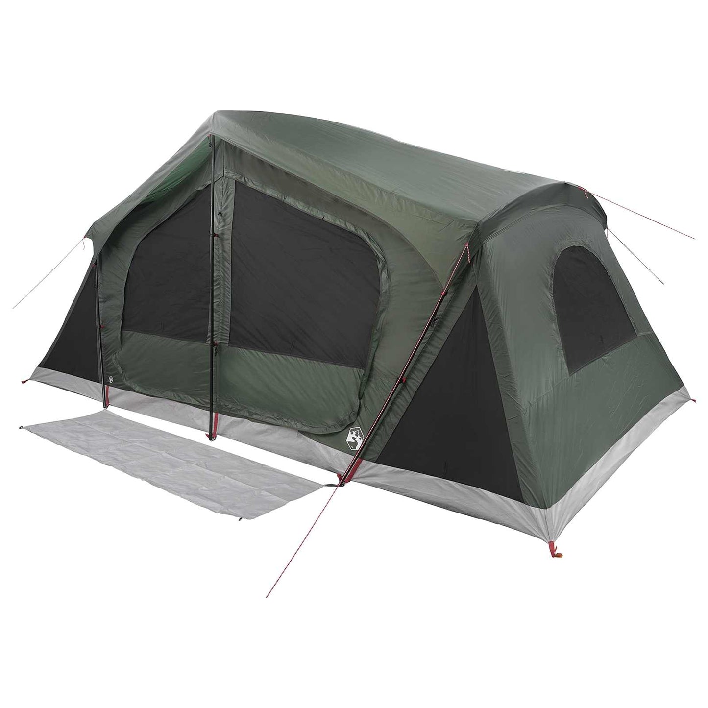 Hyttetelt Army grønn 480 x 273 x 205 cm Polyester og stål