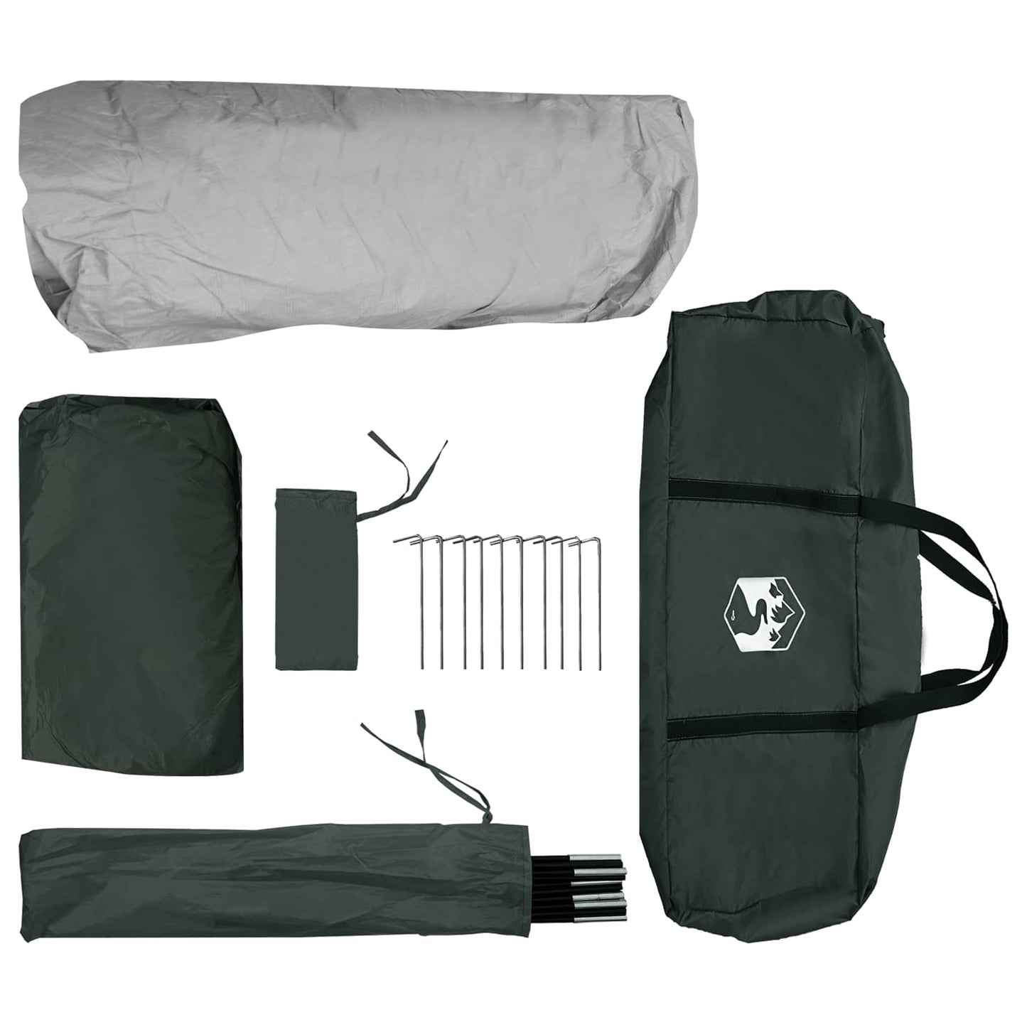 Sofort Telt Army grønn 305 x 275 x 190 cm Polyester og stål