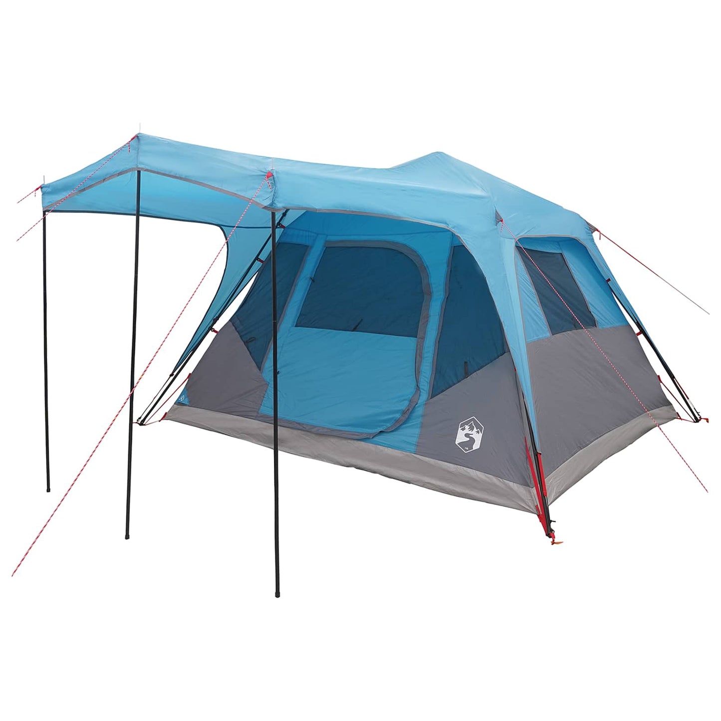 Familietelt med tak Blå 305 x 275 x 190 cm Polyester og stål