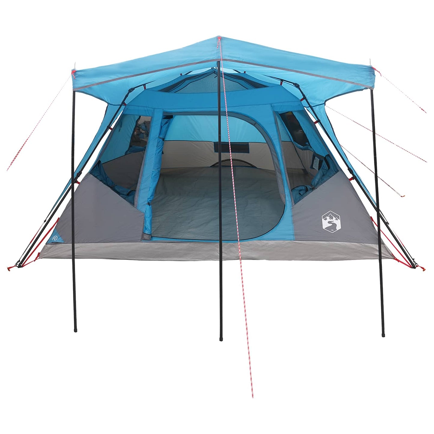 Familietelt med tak Blå 305 x 275 x 190 cm Polyester og stål