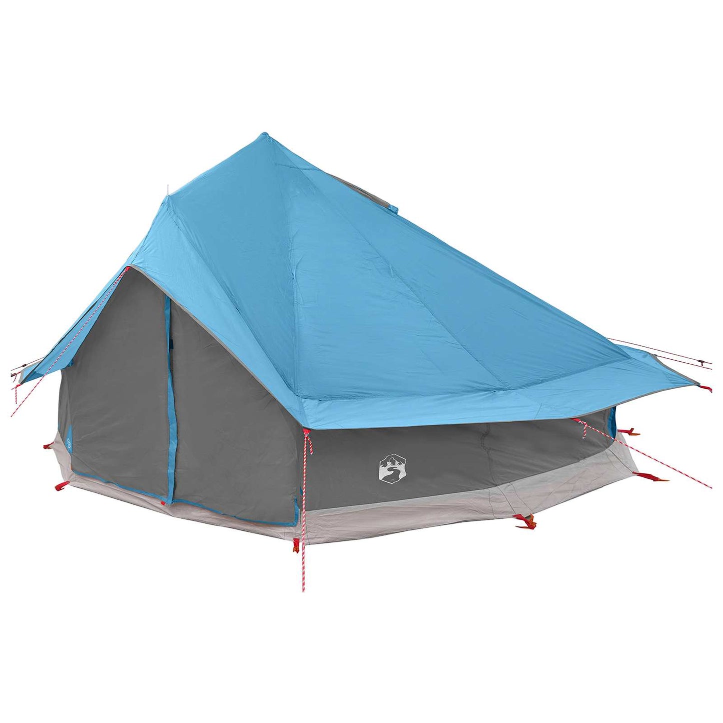 Tipi telt med tak Blå 700 x 700 x 395 cm Polyester og stål