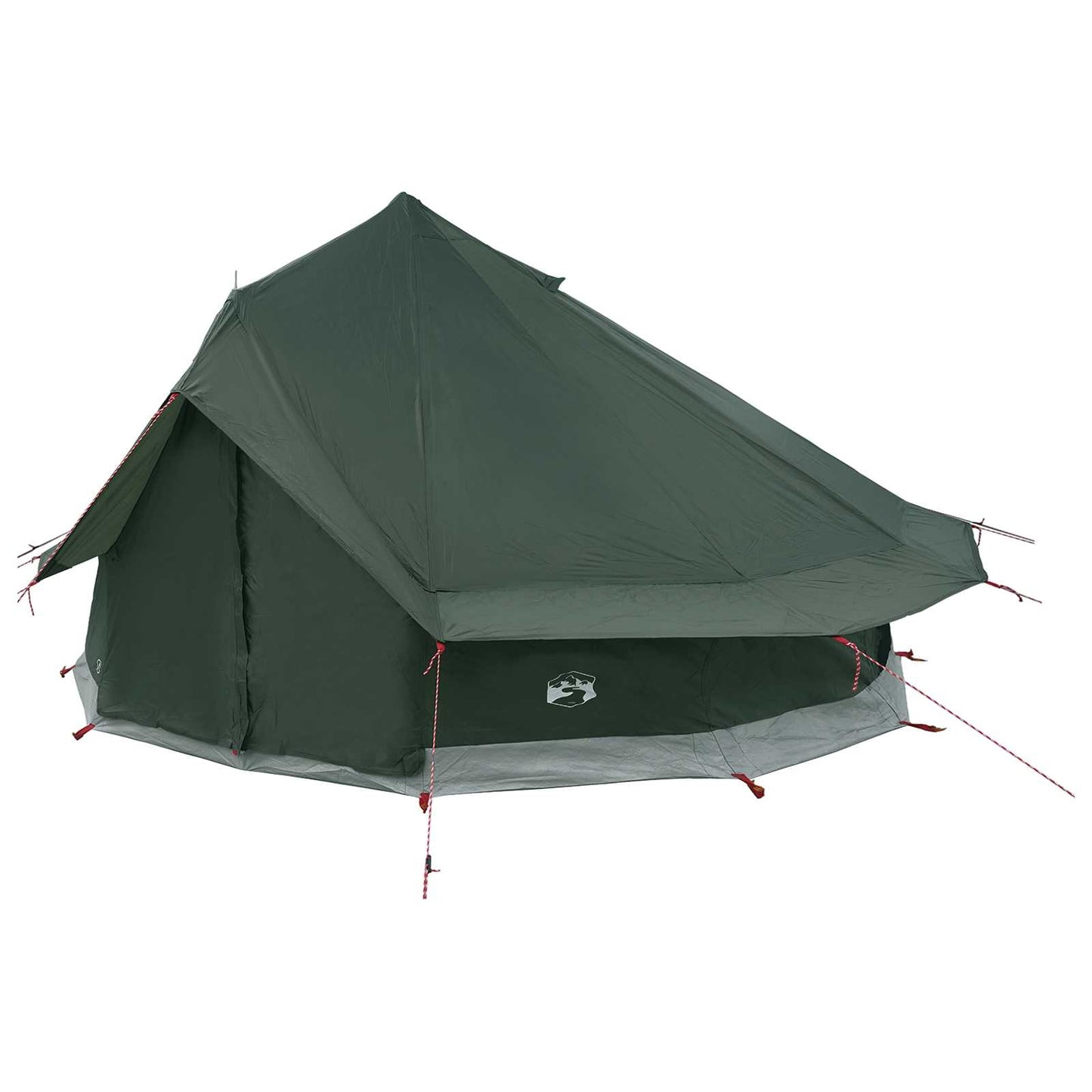 Tipi telt Army grønn 700 x 700 x 395 cm Polyester og stål