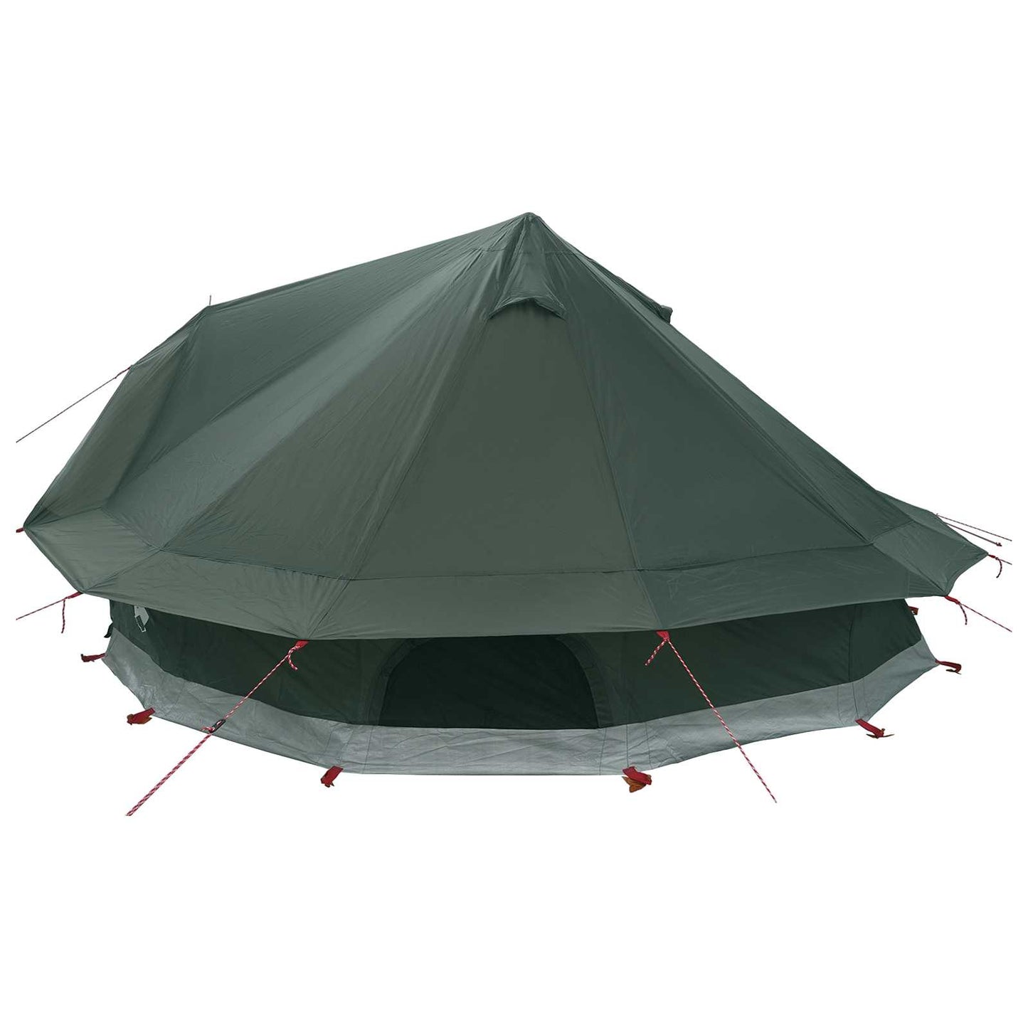 Tipi telt Army grønn 700 x 700 x 395 cm Polyester og stål