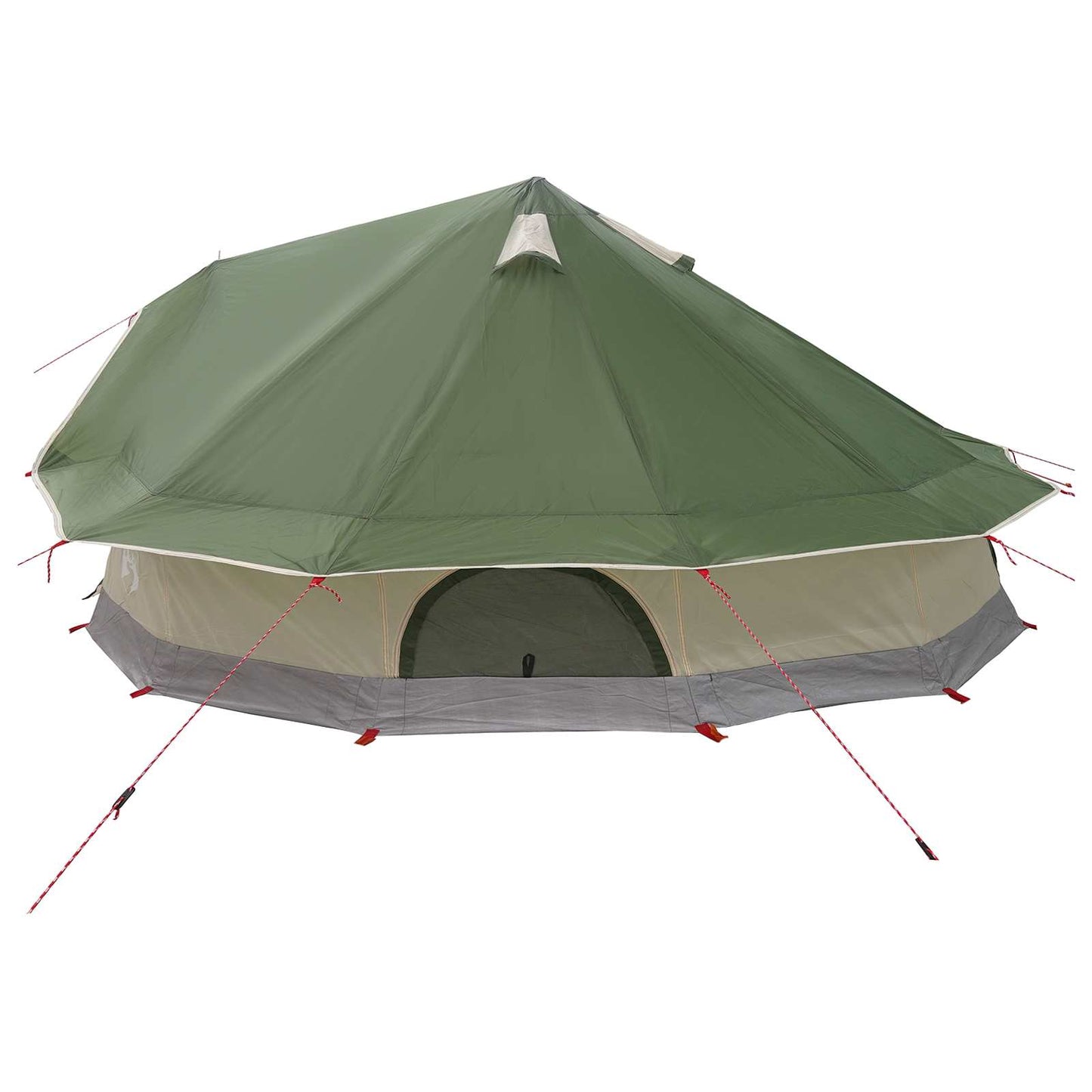 Tipi telt med tak Grønn 800 x 800 x 430 cm Polyester og stål