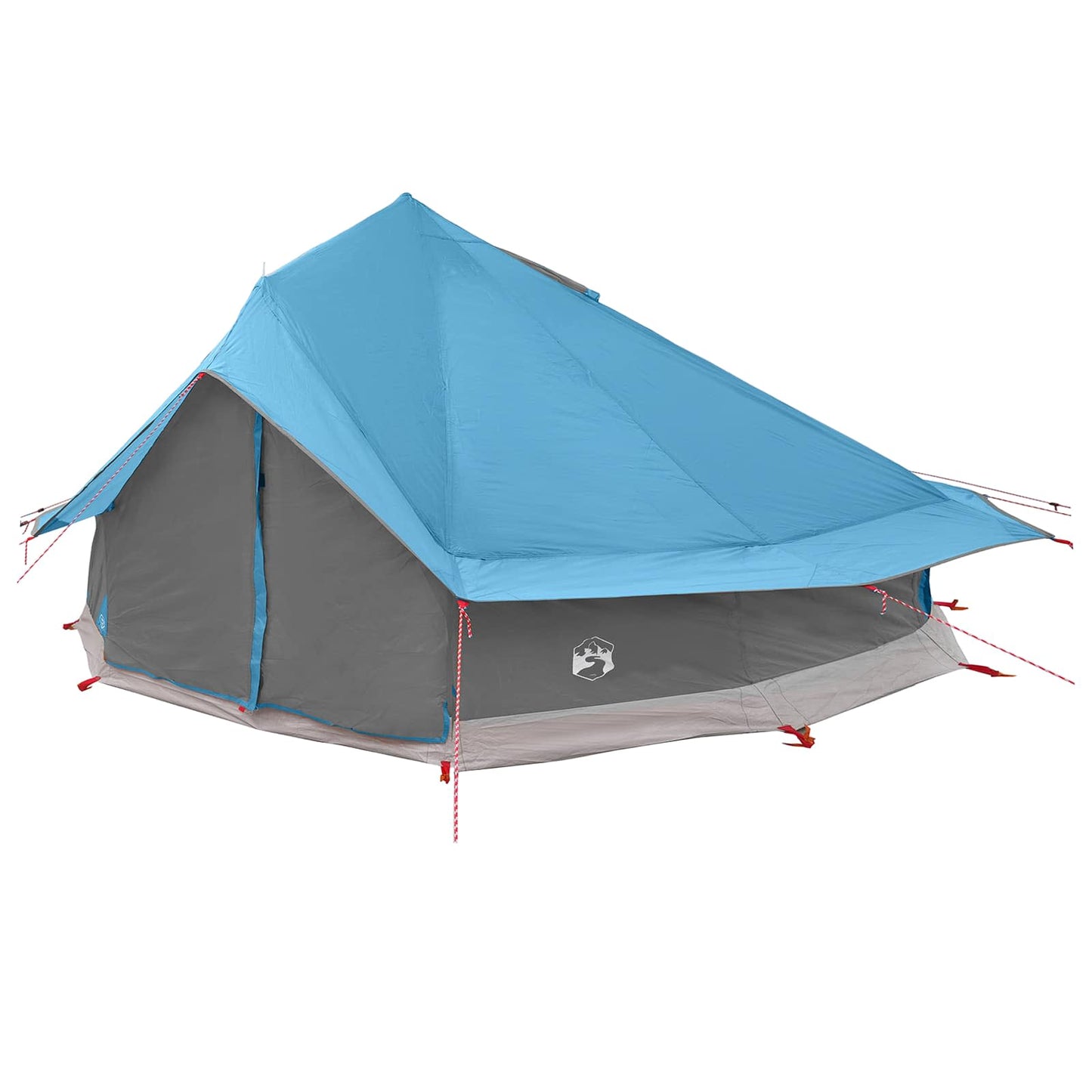 Tipi telt med tak Blå 800 x 800 x 430 cm Polyester og stål