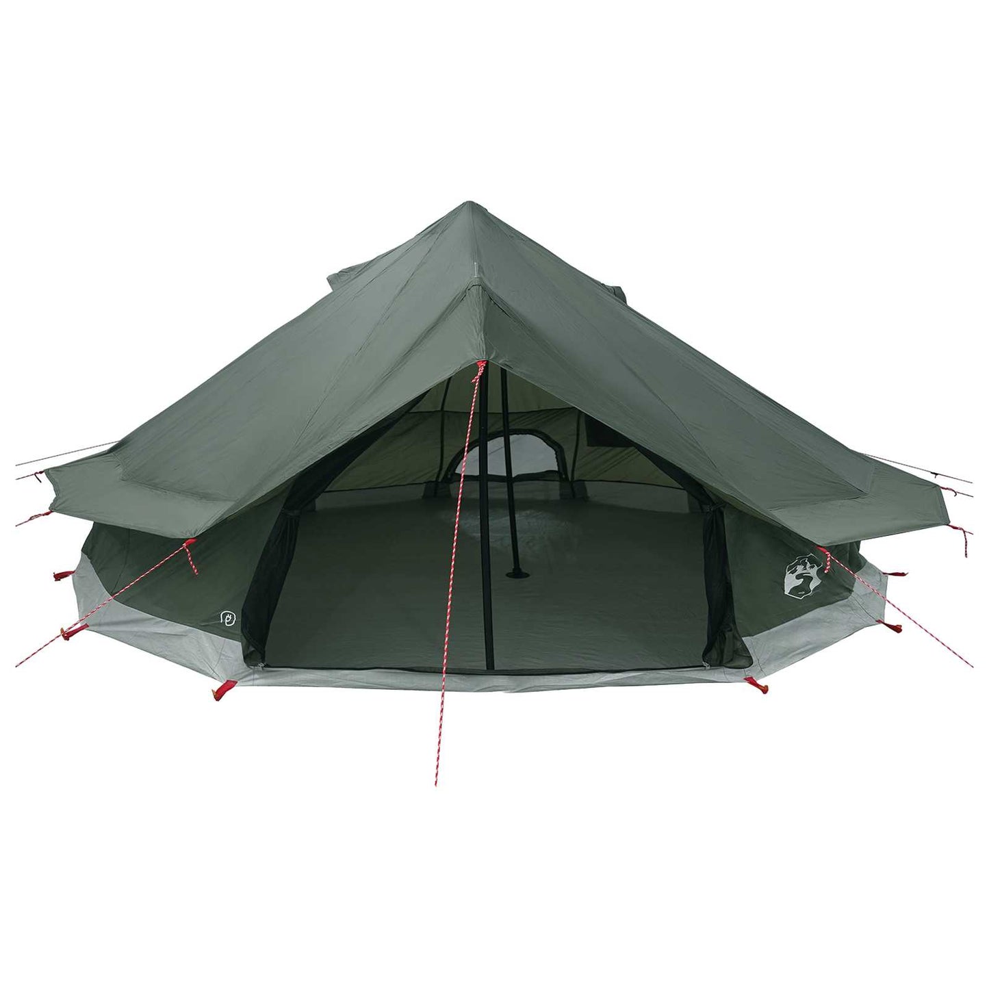 Tipi telt Army grønn 800 x 800 x 430 cm Polyester og stål