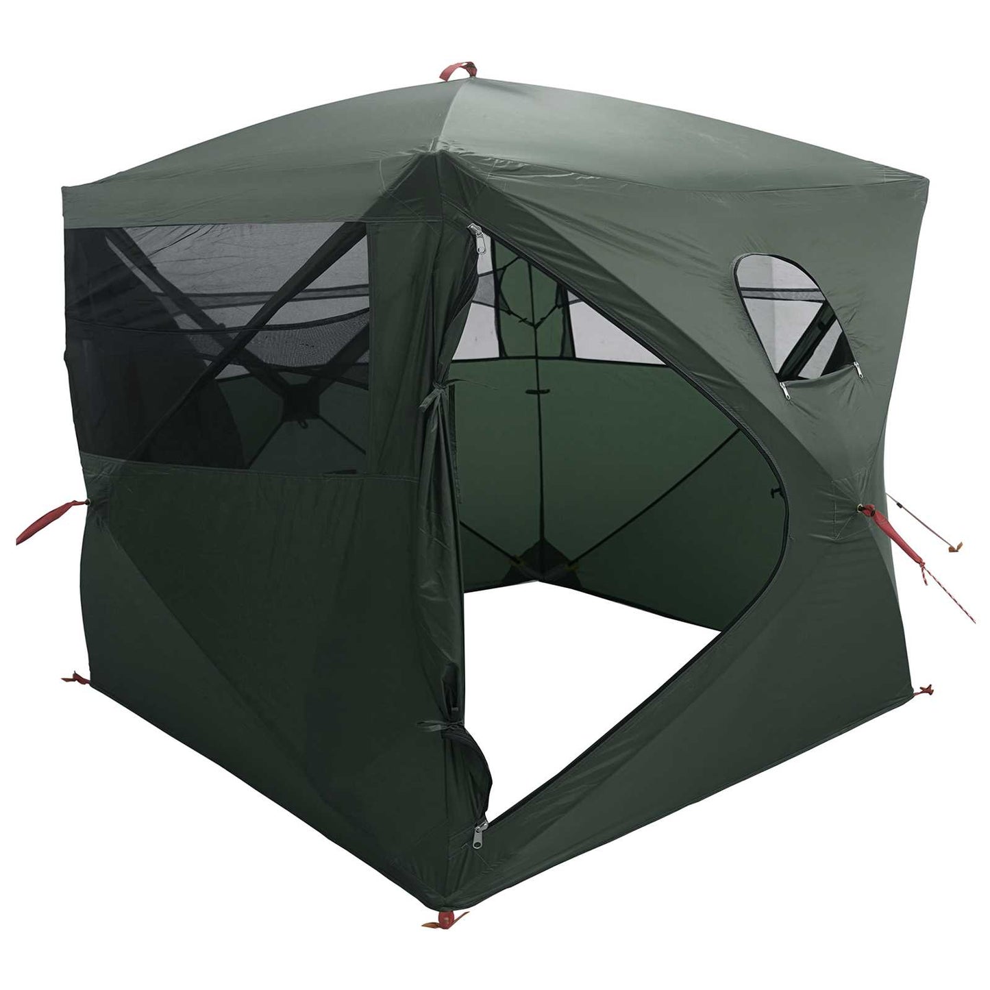 Jakt-telt Army grønn 143 x 143 x 165 cm Polyester og stål