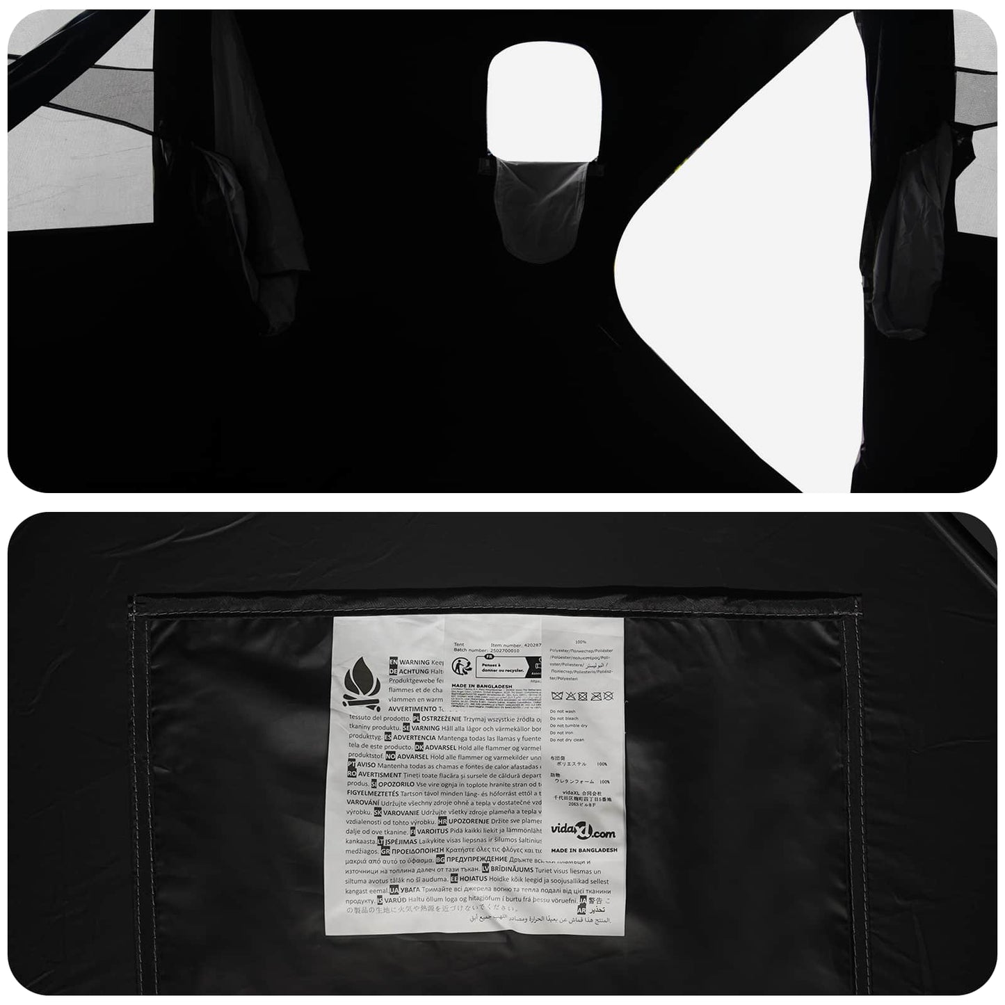 Jakt-telt Hvit Blackout 143 x 143 x 165 cm Polyester og stål