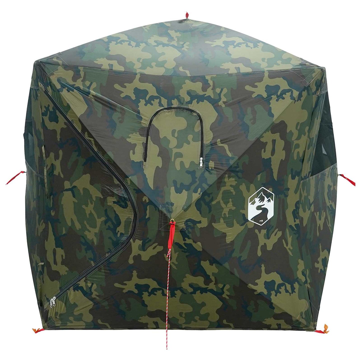 Jakt-telt Kamuflasje 143 x 143 x 165 cm Polyester og stål