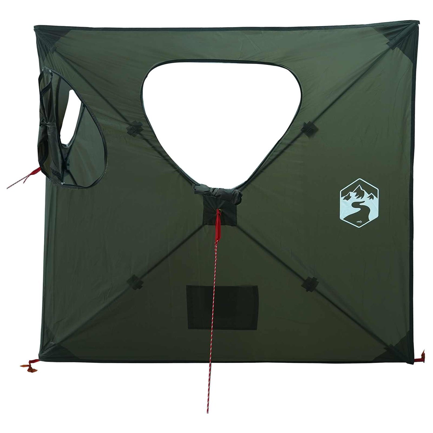 Jakt-telt Army grønn 145 x 145 x 150 cm Polyester og stål