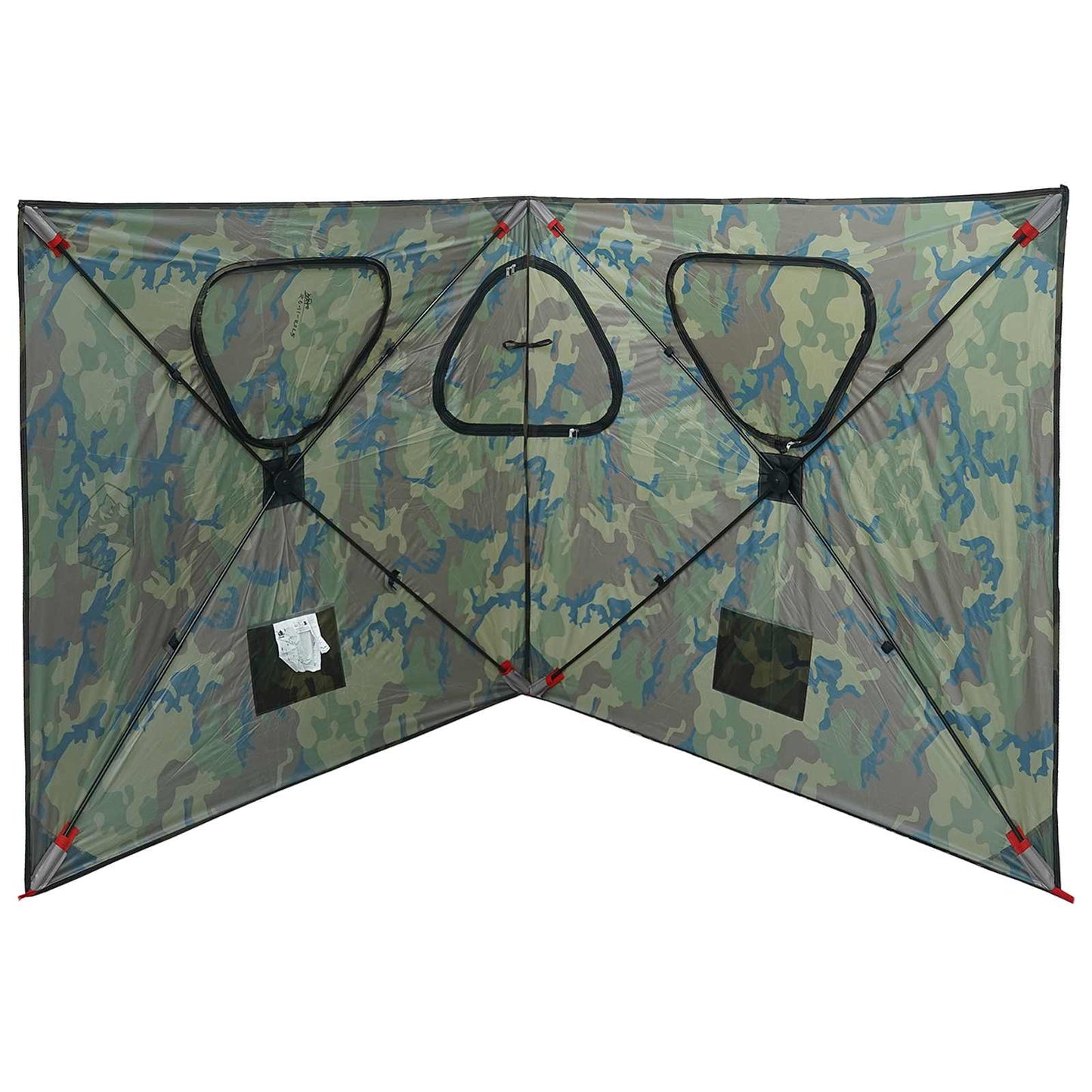 Jakt-telt Kamuflasje 145 x 145 x 150 cm Polyester og stål