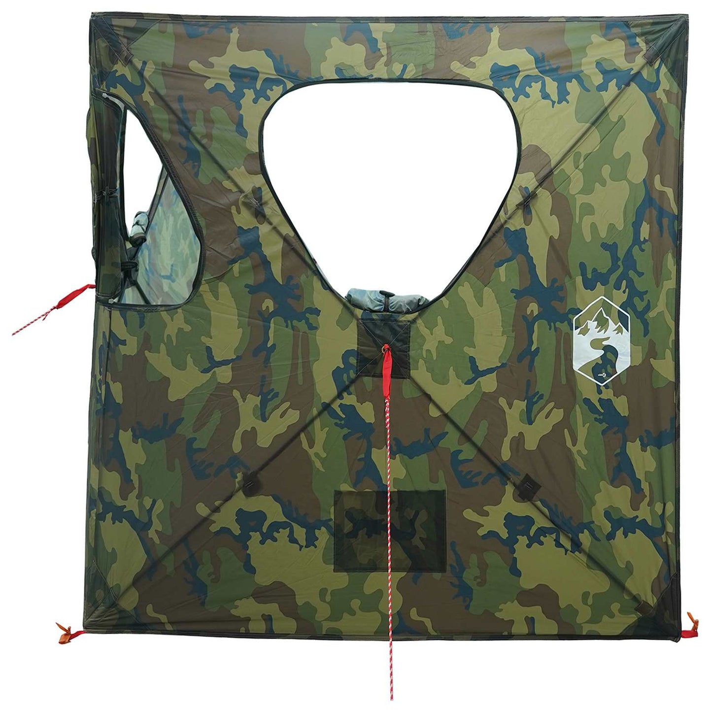 Jakt-telt Kamuflasje 145 x 145 x 150 cm Polyester og stål