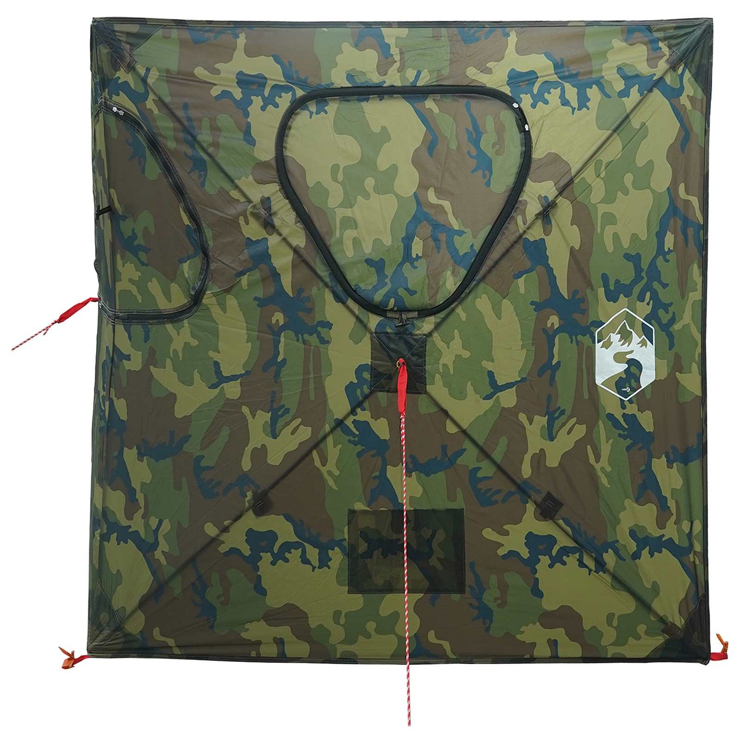 Jakt-telt Kamuflasje 145 x 145 x 150 cm Polyester og stål