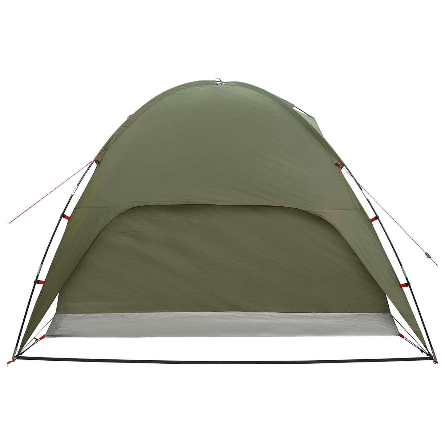 Camping Telt med Regntrekk Vanntett Kuppel Olivengrønn