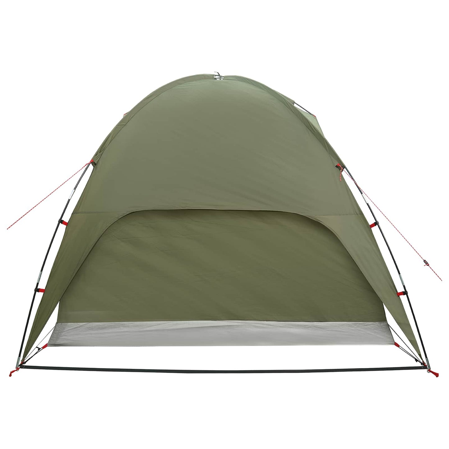 Camping Telt med Regntrekk Vanntett Kuppel Olivengrønn