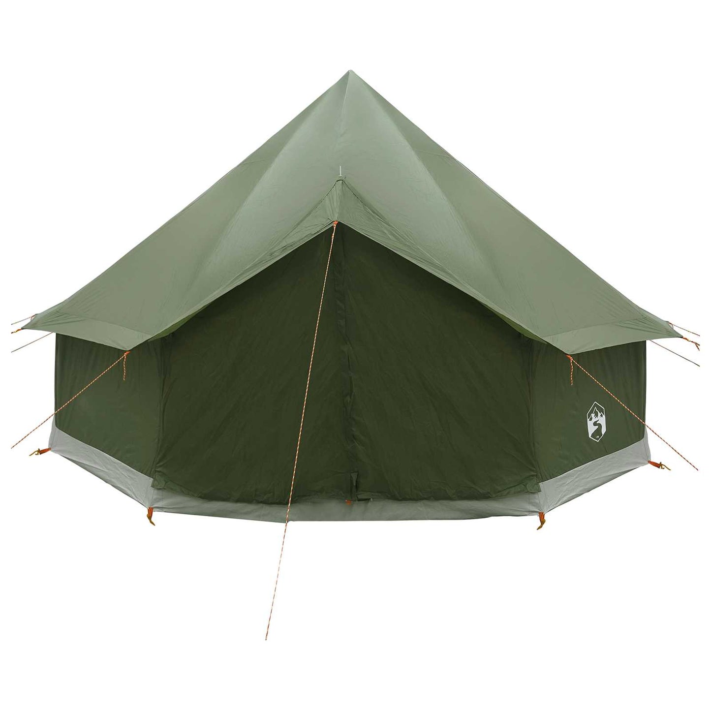 Tipi telt Olivengrønn 300 x 300 x 200 cm Polyester og stål