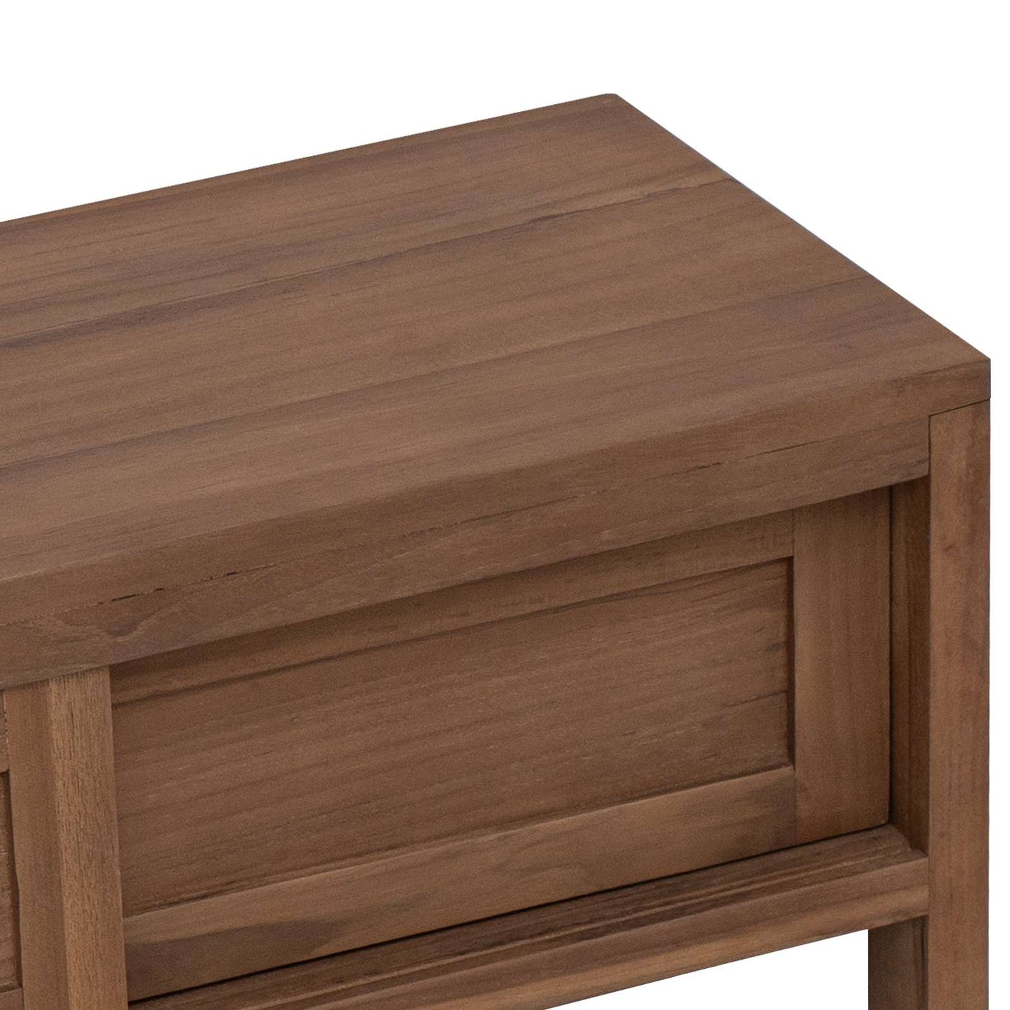 TV-skap 110 x 30 x 30 cm Massivt Teaktre Naturlig