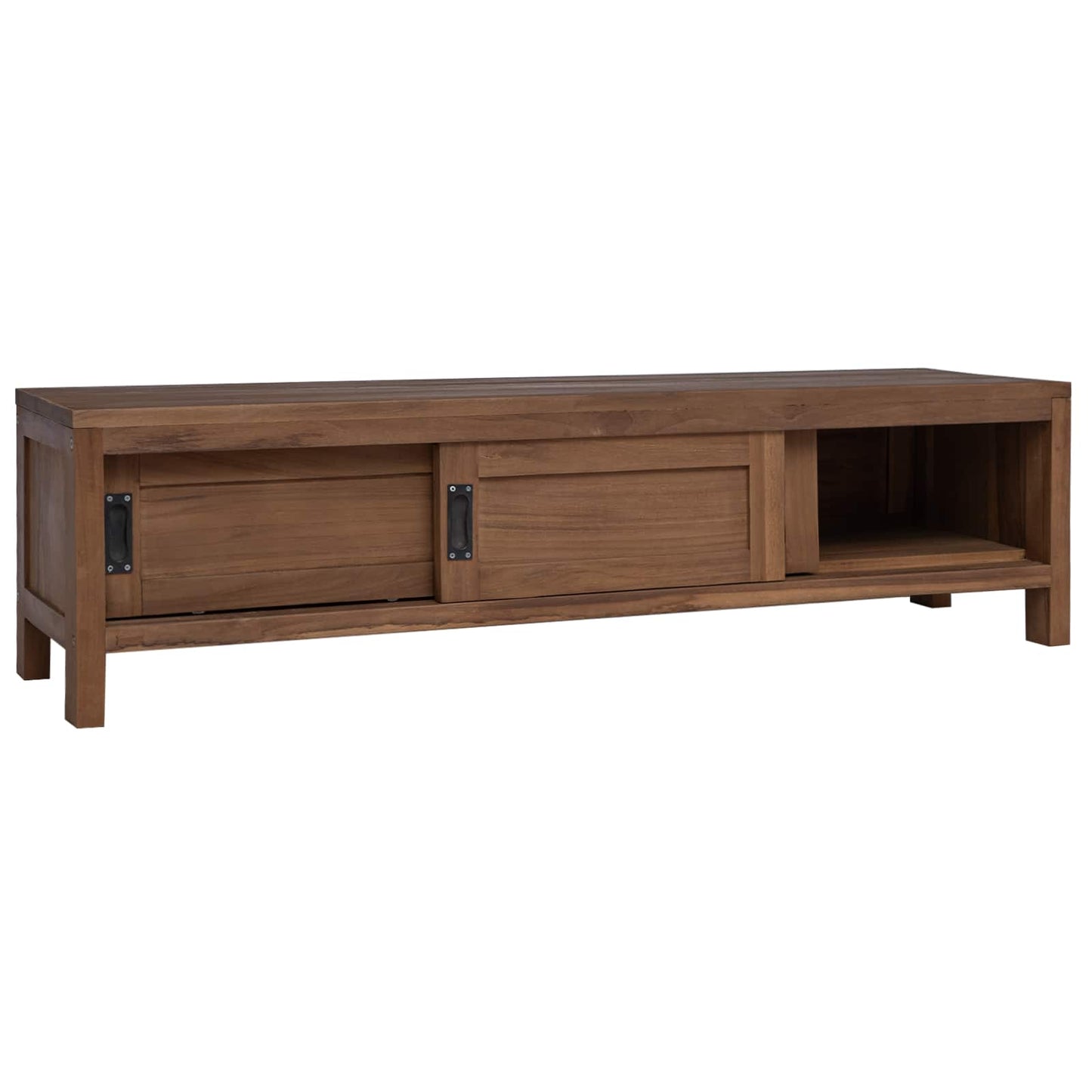 TV-skap 110 x 30 x 30 cm Massivt Teaktre Naturlig