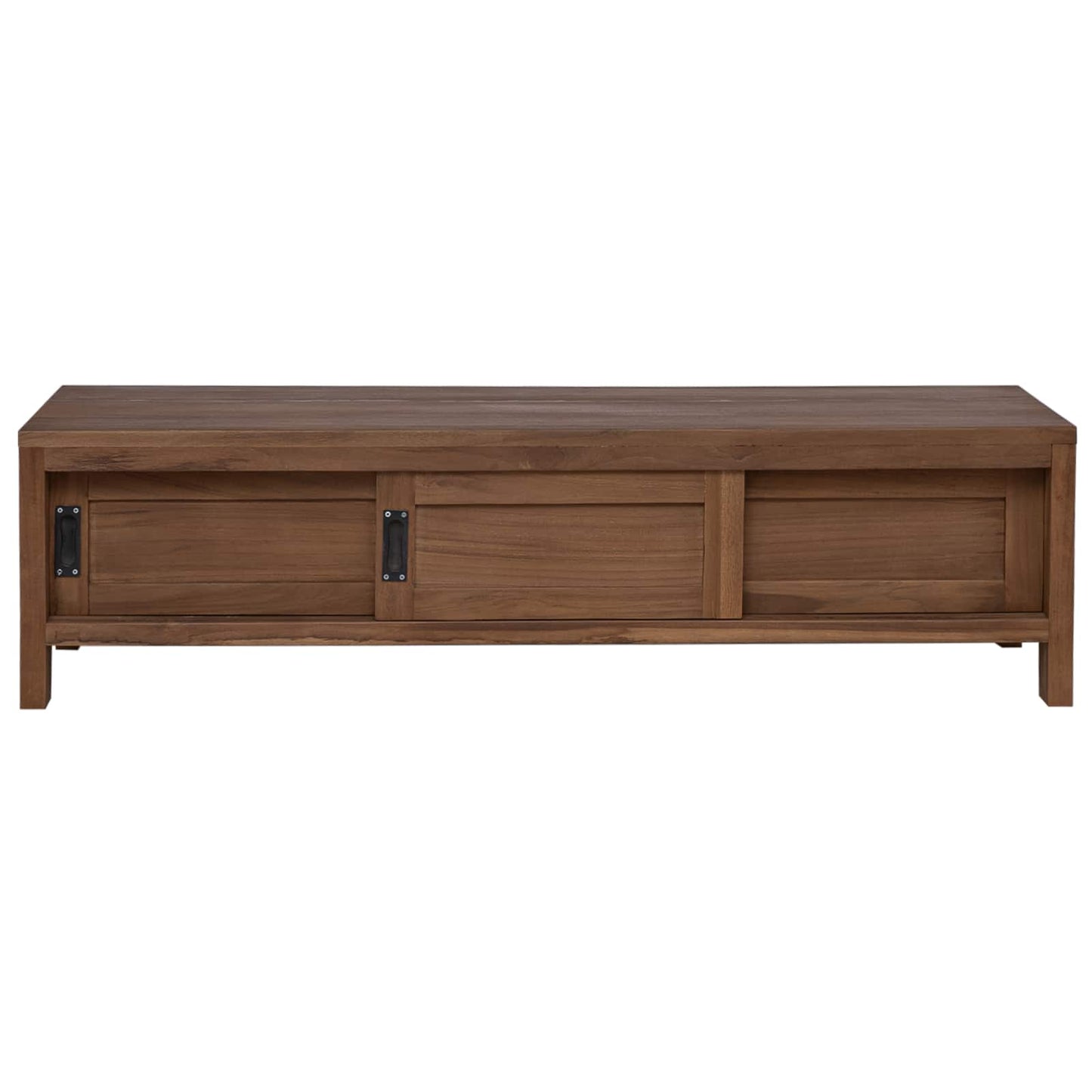 TV-skap 110 x 30 x 30 cm Massivt Teaktre Naturlig