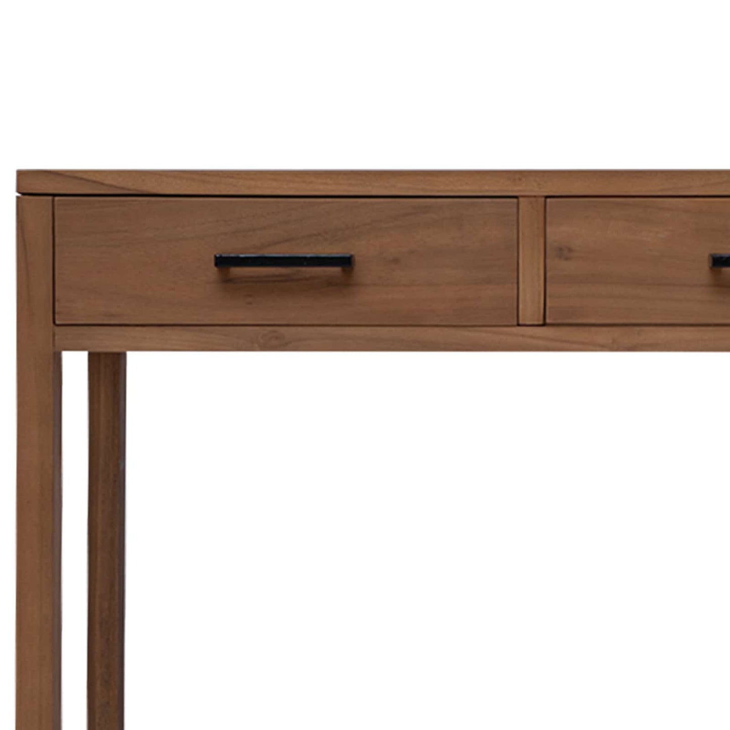 Bord med skuffer Naturlig Massivt Teaktre 80 x 50 x 75 cm