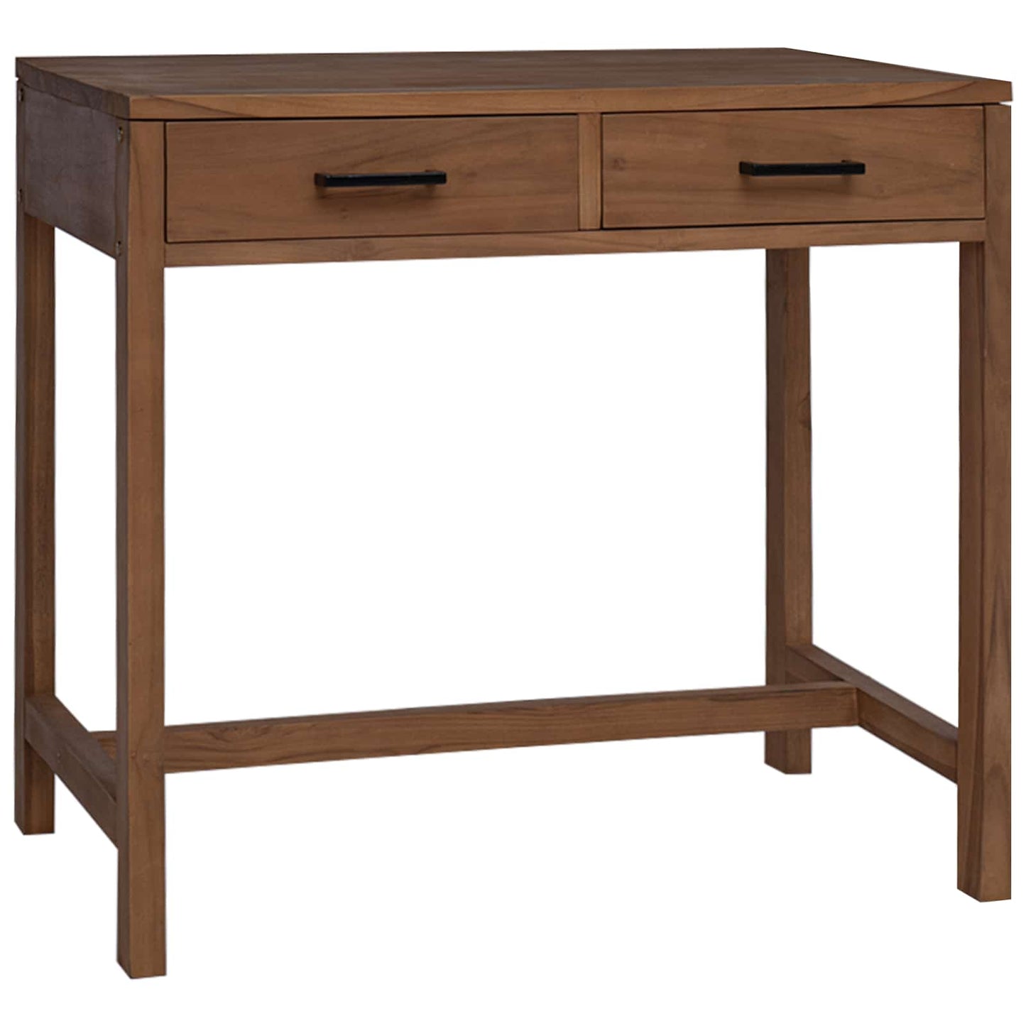 Bord med skuffer Naturlig Massivt Teaktre 80 x 50 x 75 cm
