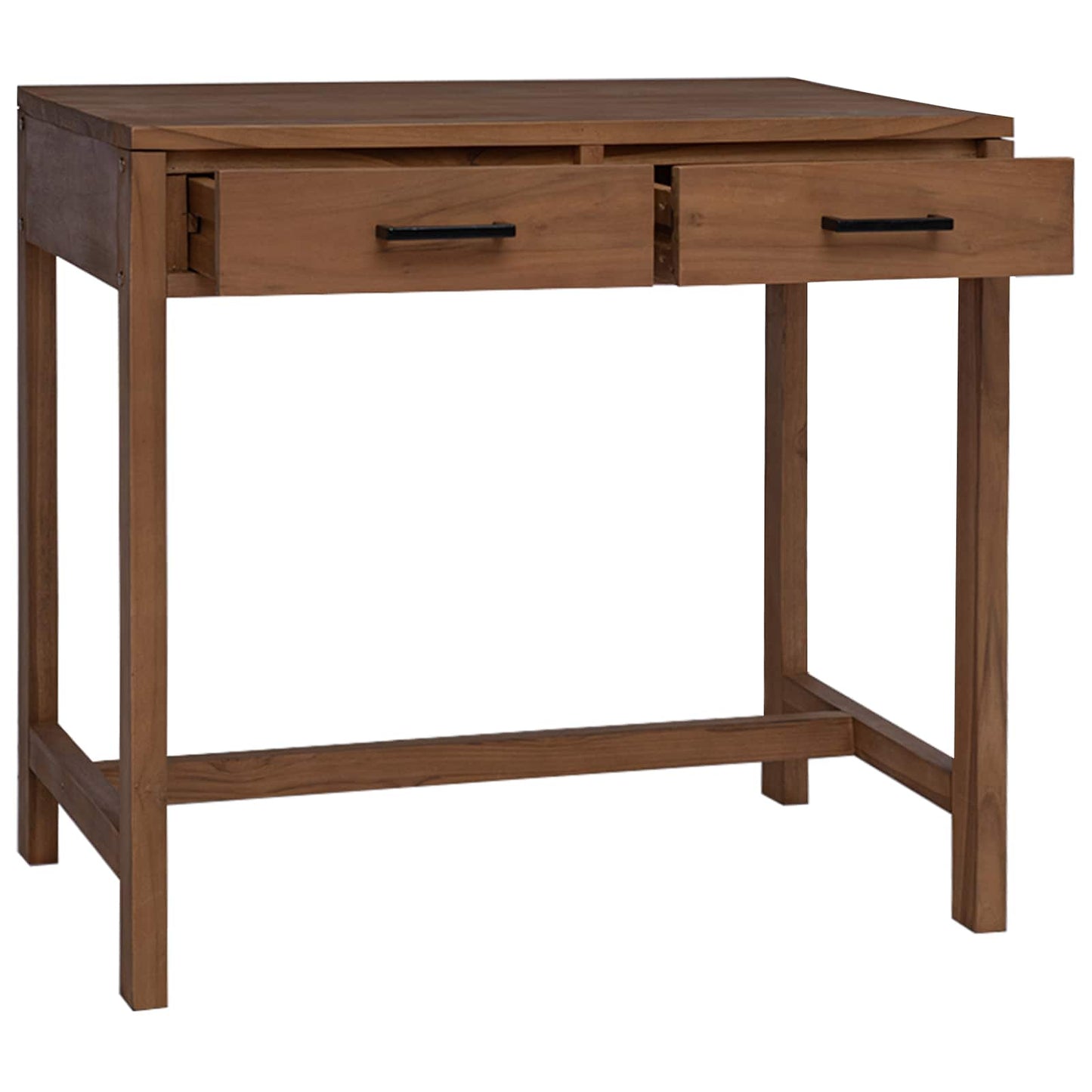 Bord med skuffer Naturlig Massivt Teaktre 80 x 50 x 75 cm
