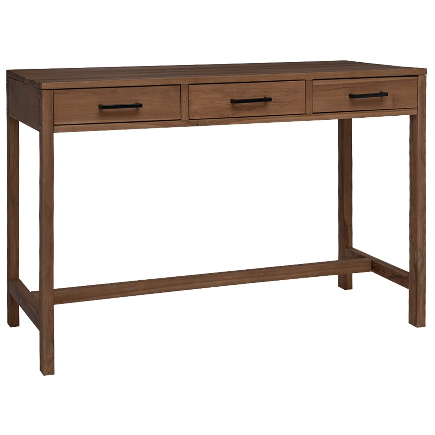 Bord med skuffer Naturlig Massivt Teaktre 110 x 50 x 75 cm