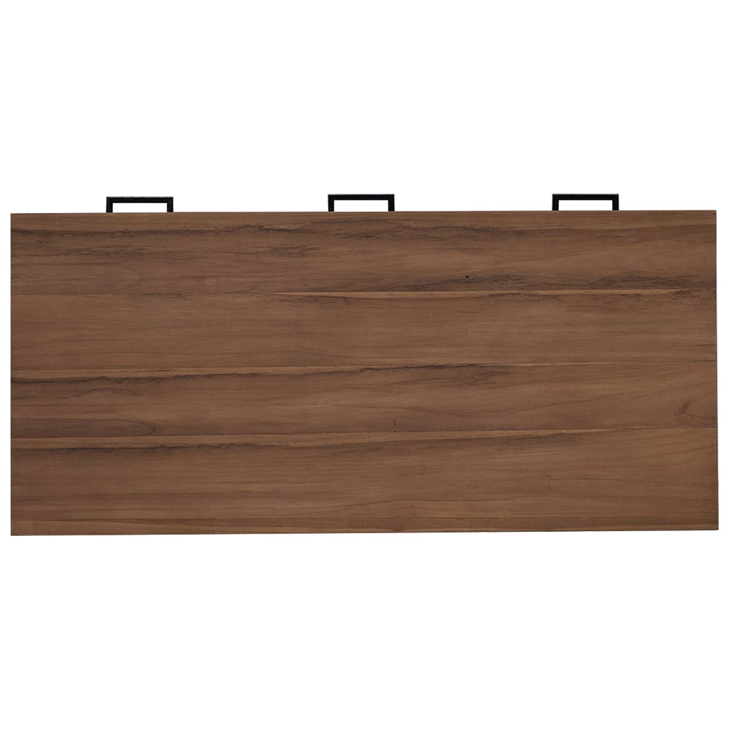 Bord med skuffer Naturlig Massivt Teaktre 110 x 50 x 75 cm