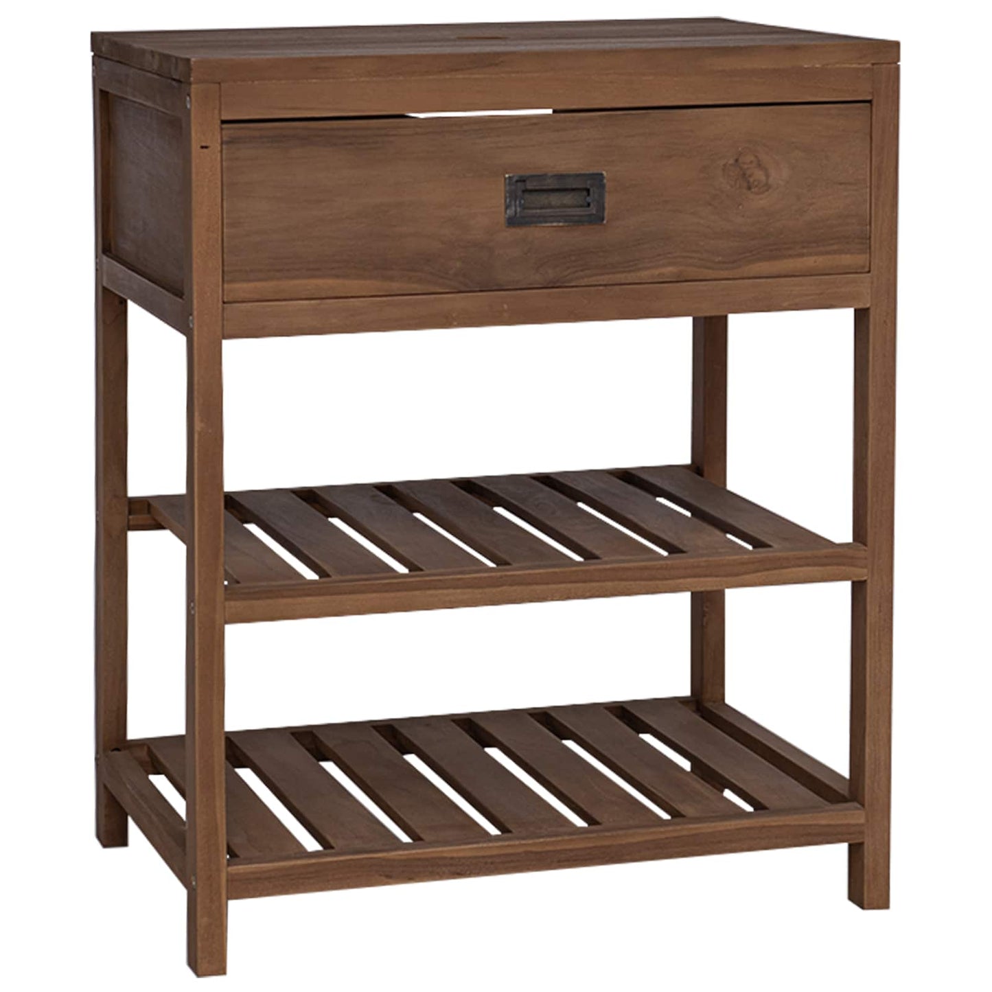 Baderomsskap Naturlig 60 x 45 x 75 cm Massivt Teaktre